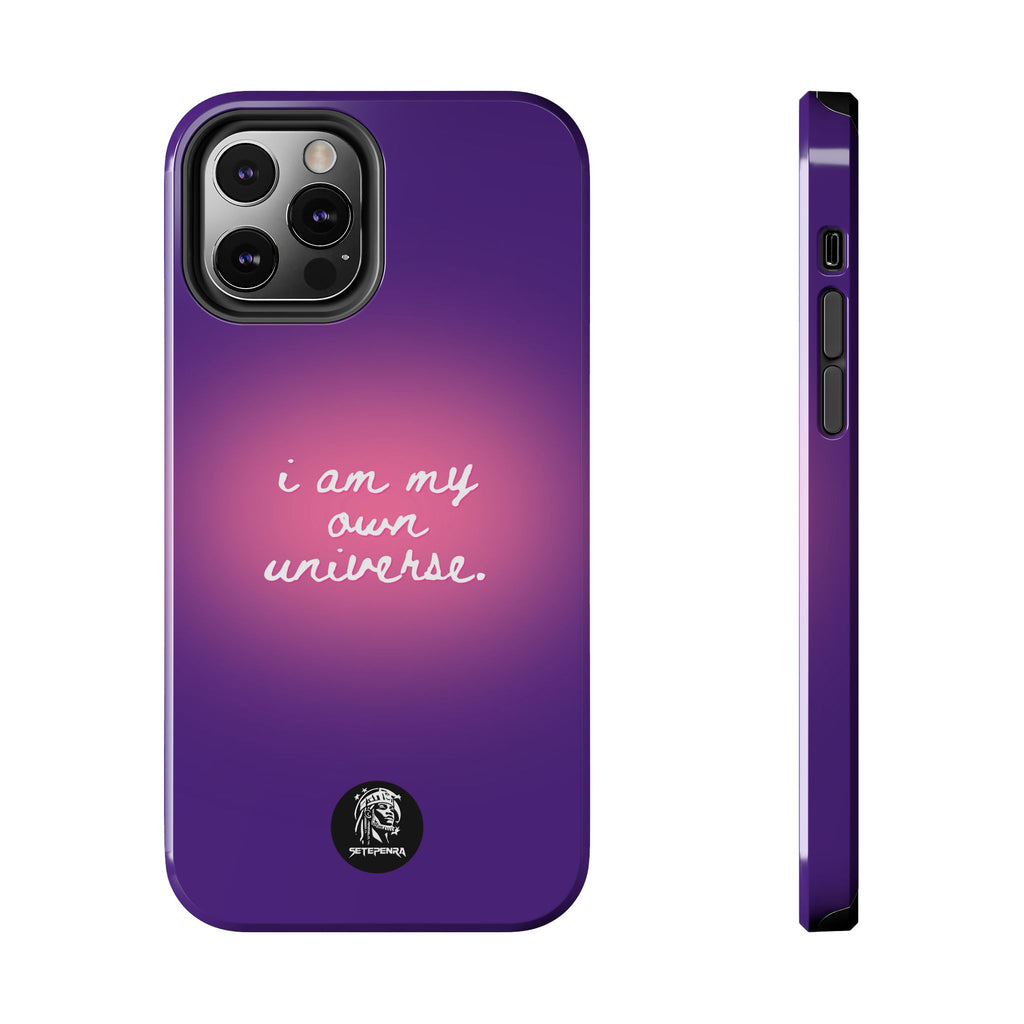 I Am My Own Universe Tough Phone Case (For iPhone, Galaxy & More) - Purple SETEPENRA Phone Case.