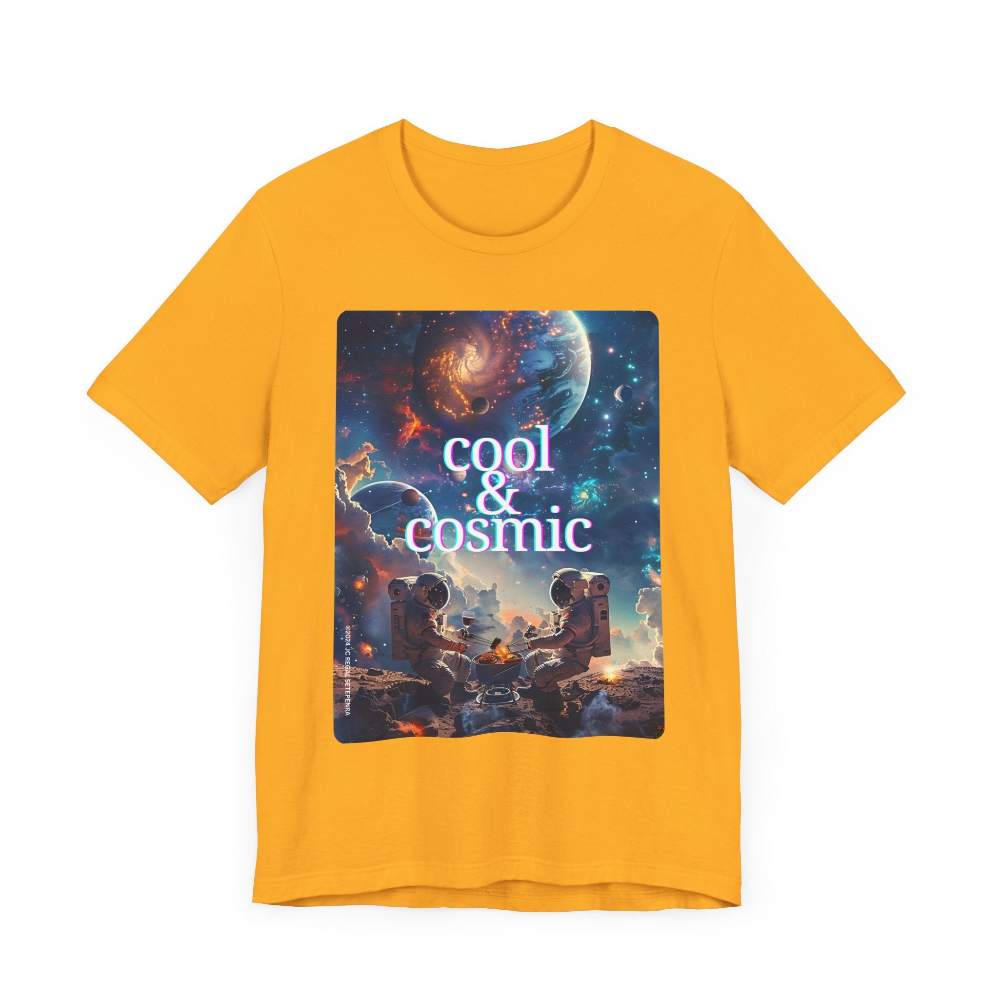 Cool & Cosmic Unisex Jersey Short Sleeve Tee SETEPENRA T-Shirt.