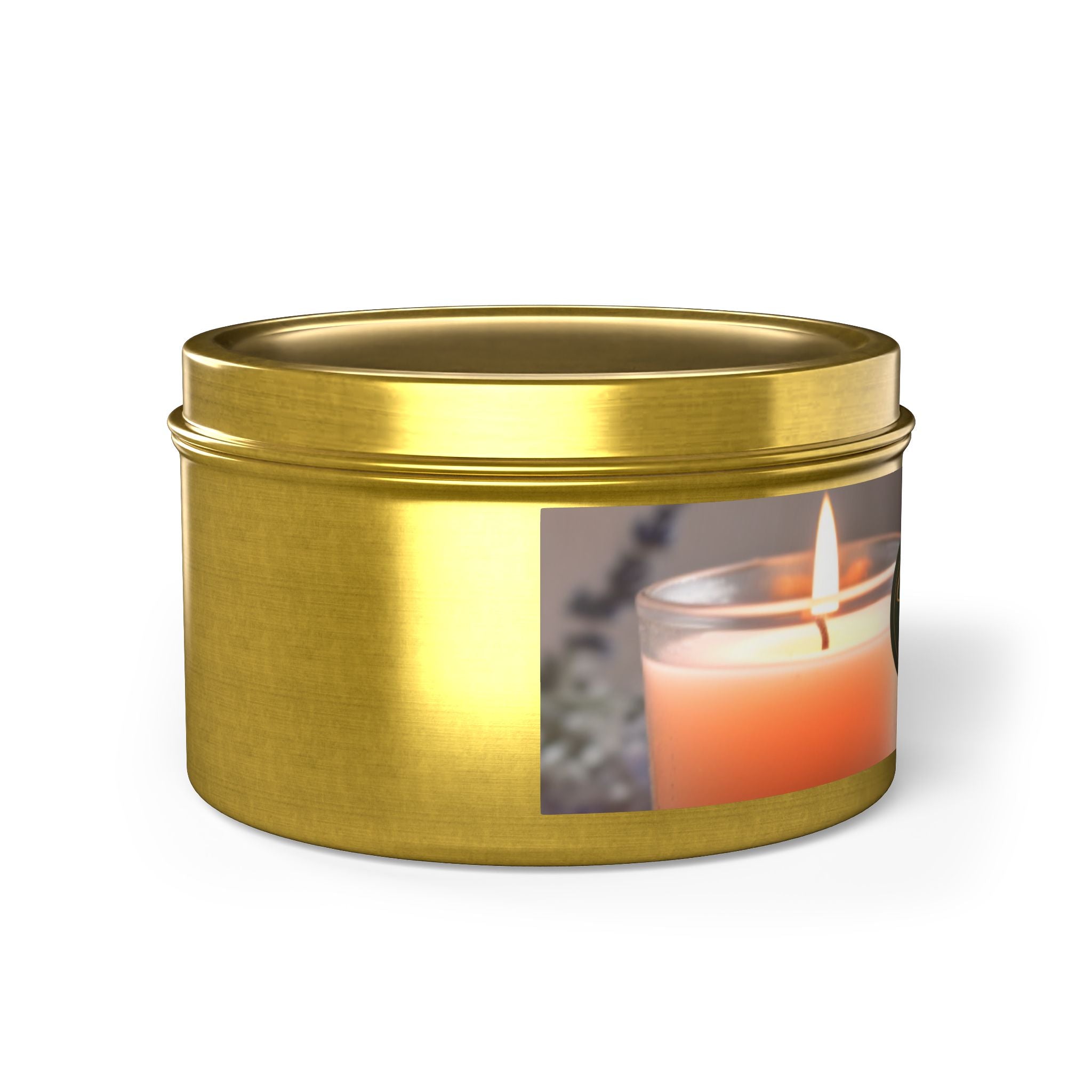Scintillating Scents by SETEPENRA Tin Candles - Gold, Silver, Black (4oz, 8oz)