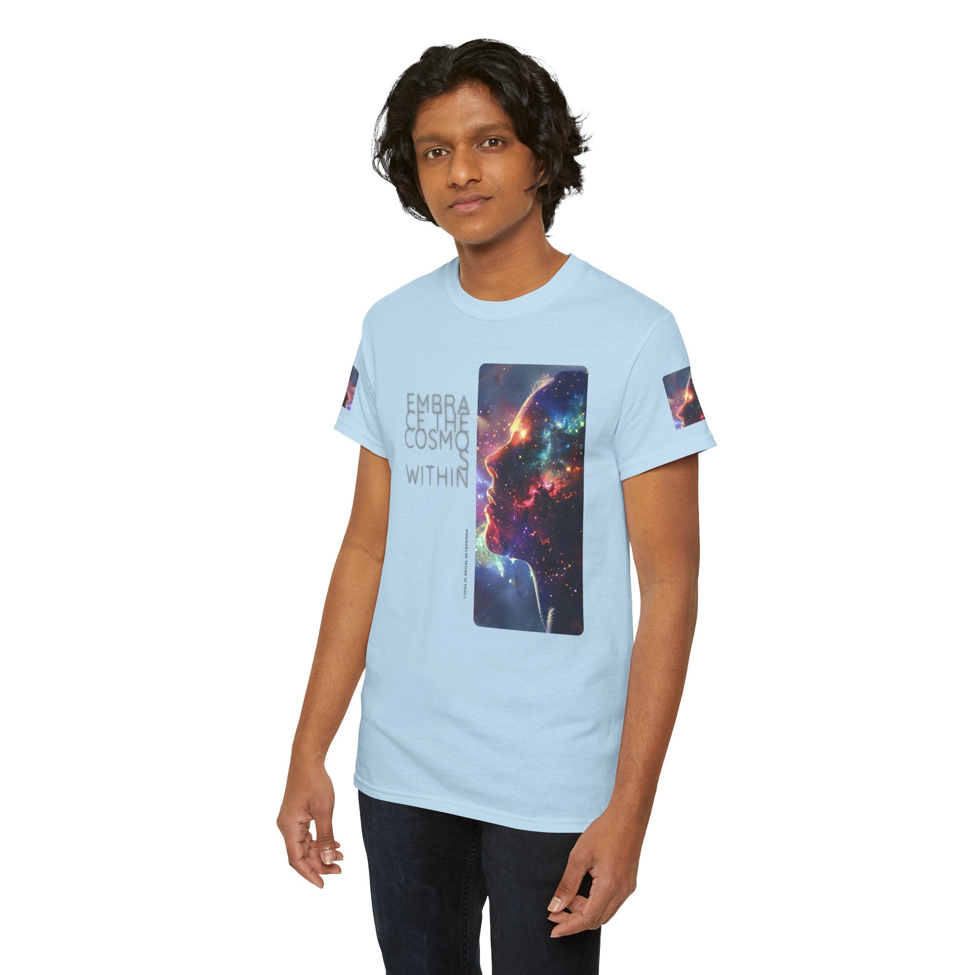 Embrace The Cosmos Within Unisex Heavy Cotton Tee