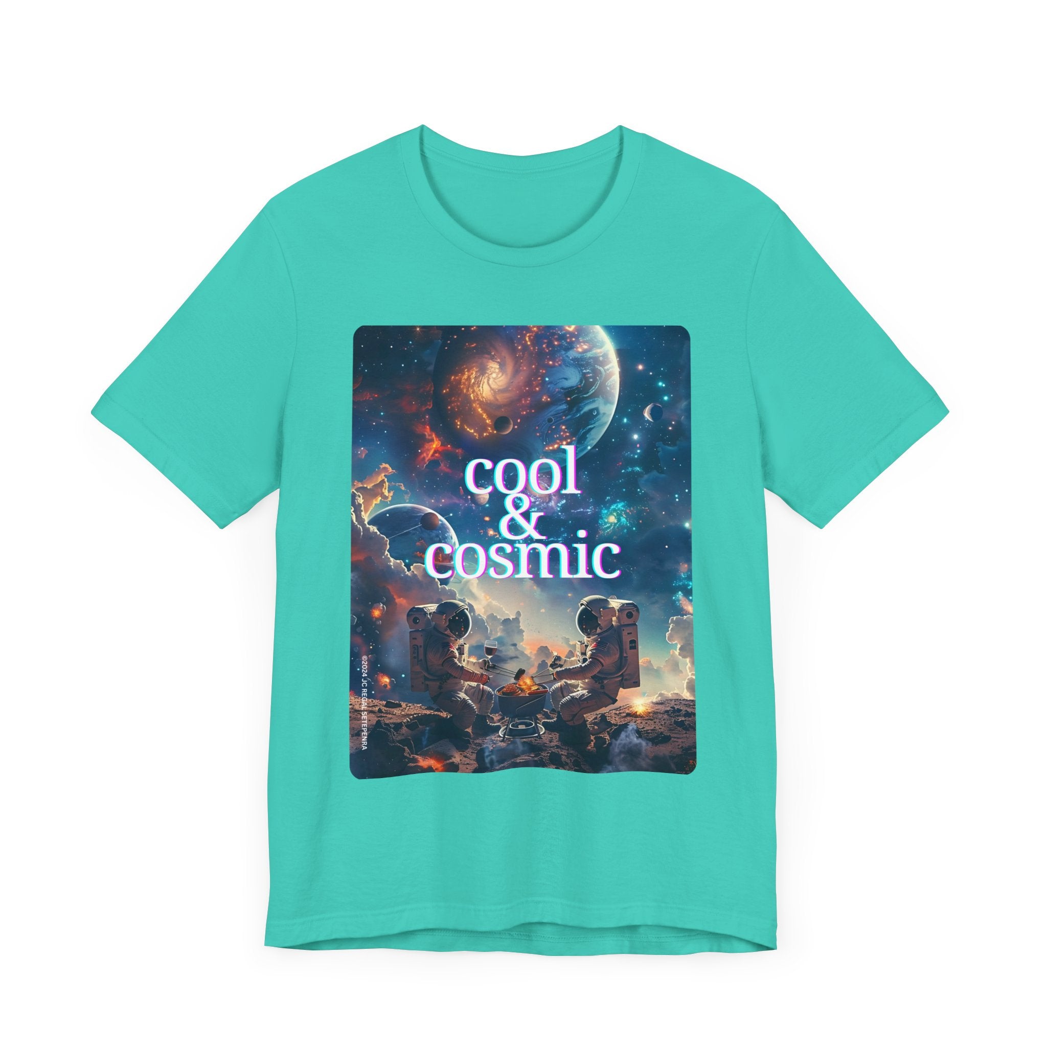 Cool & Cosmic Unisex Jersey Short Sleeve Tee SETEPENRA T-Shirt.