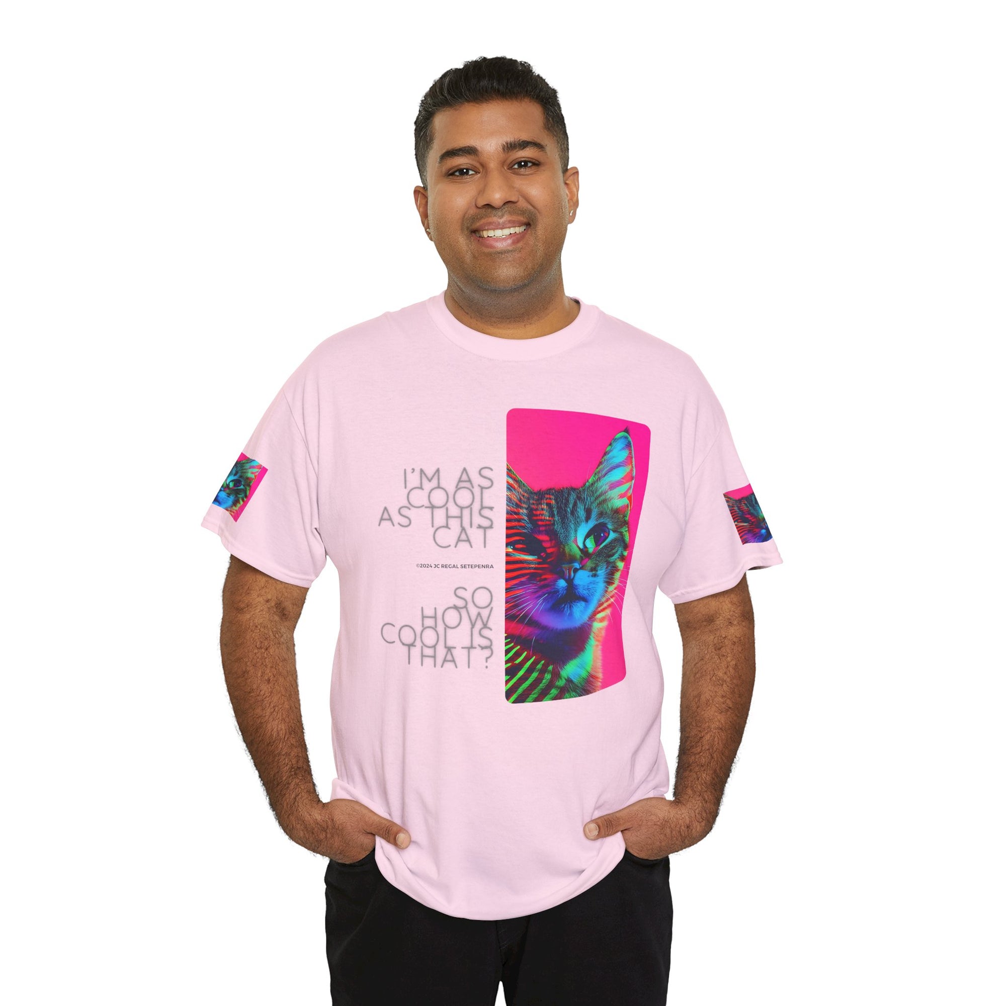 Cool Cat (Whiskers 2) Unisex Heavy Cotton Tee