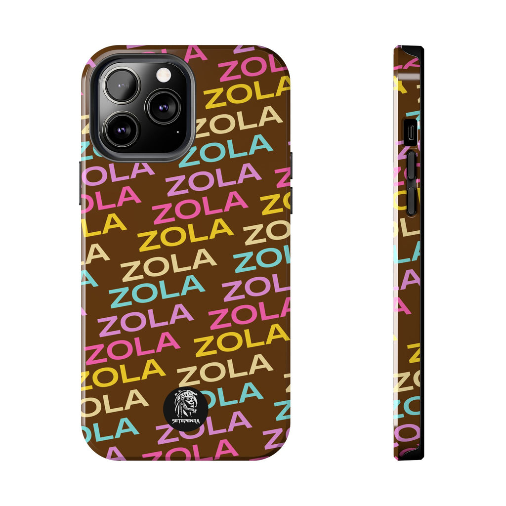 Zola Tough Phone Case (For iPhone, Galaxy & More) - Brown SETEPENRA Phone Case.