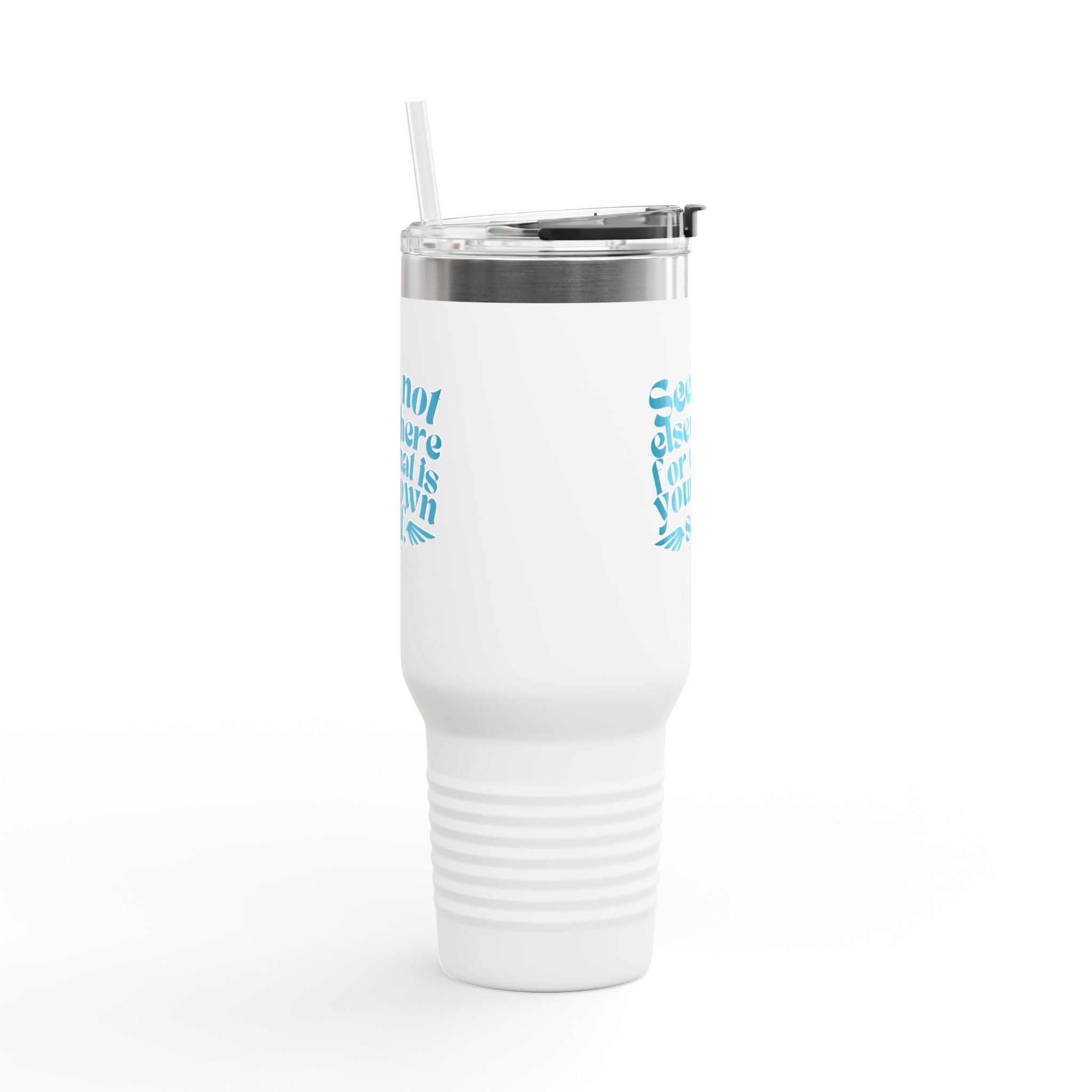 Seek Not Elsewhere Insulated Travel Mug, 40oz SETEPENRA Mug.
