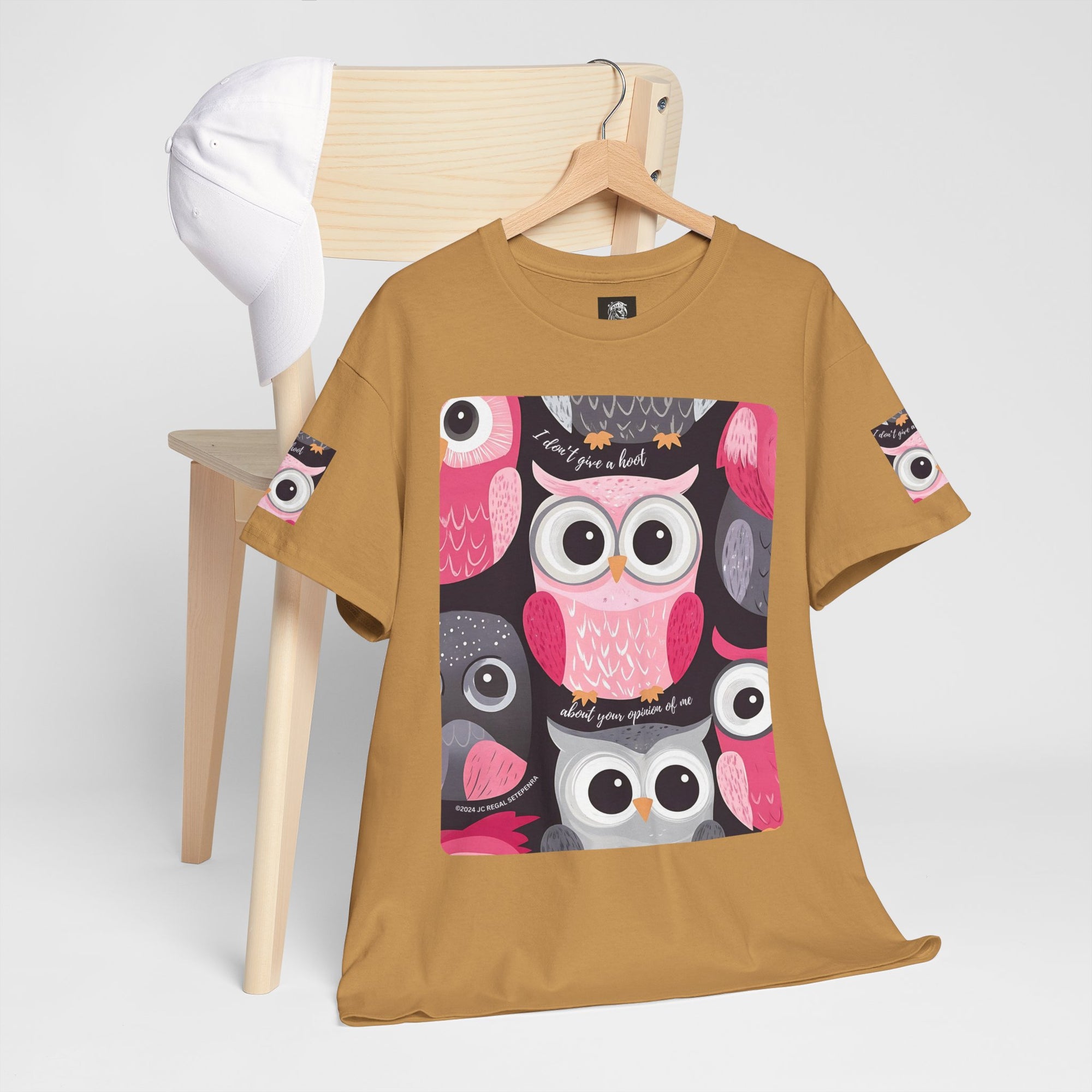 Don't Give A Hoot Unisex Heavy Cotton Tee