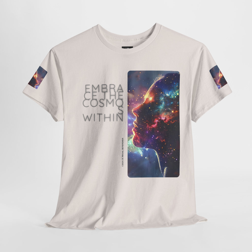 Embrace The Cosmos Within Unisex Heavy Cotton Tee