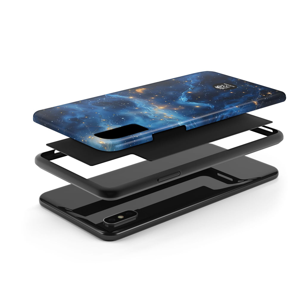Blue Cosmos Tough Phone Case (For iPhone, Galaxy & More)
