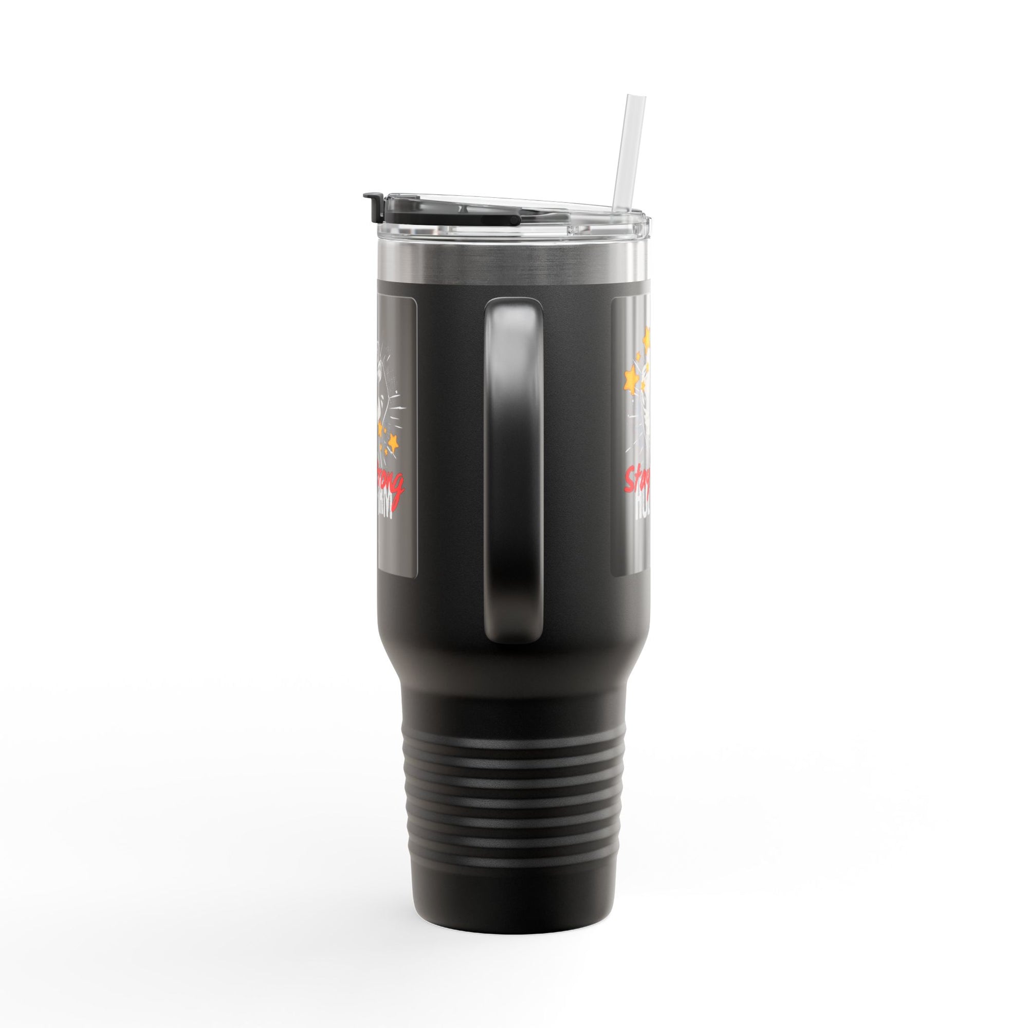Stay Strong Hold Firm Insulated Travel Mug, 40oz