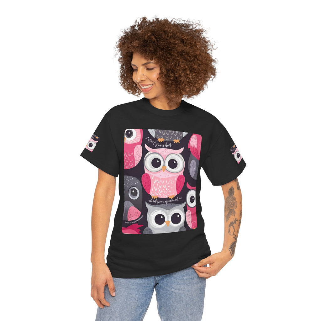 Don't Give A Hoot Unisex Heavy Cotton Tee