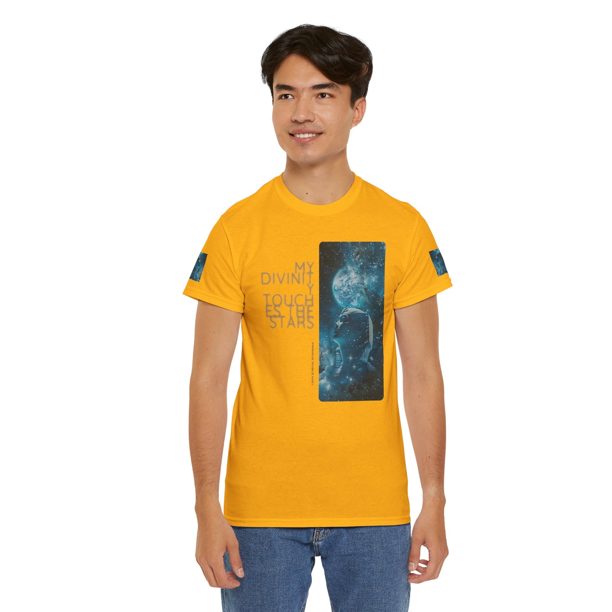 My Divinity Touches The Stars Unisex Heavy Cotton Tee