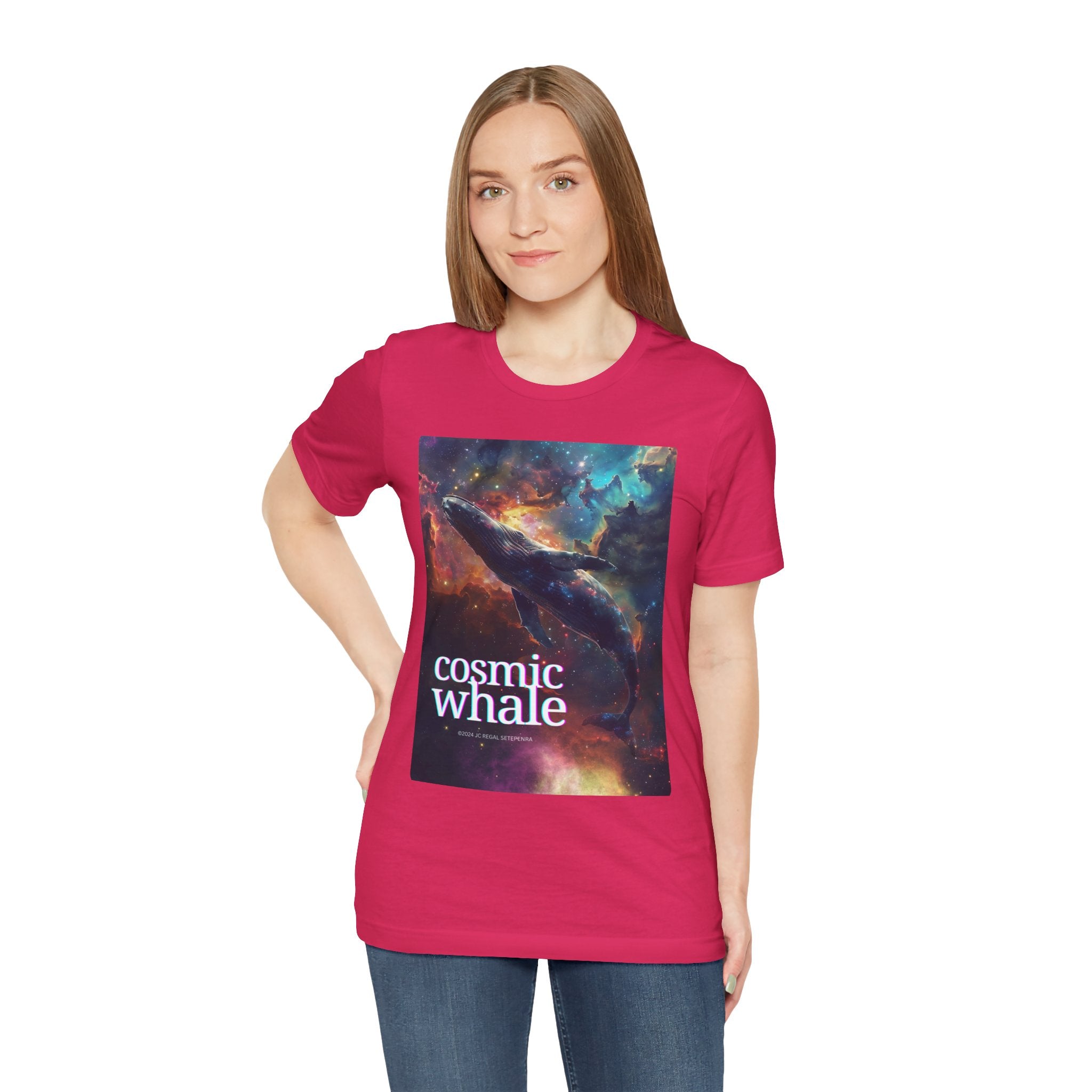 Cosmic Whale Unisex Jersey Short Sleeve Tee