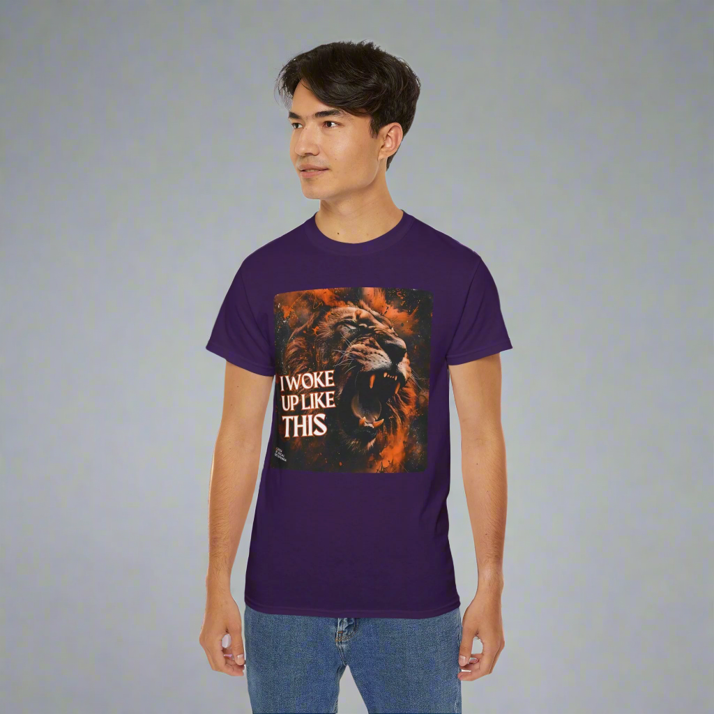 I Woke Up Like This (Roaring Edition 1) Unisex Ultra Cotton Tee