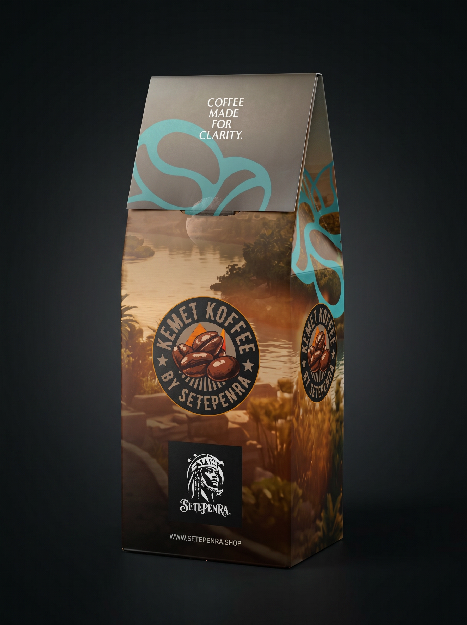 Kemet Koffee By Setepenra Hapi Creek Medium Roast Coffee Blend