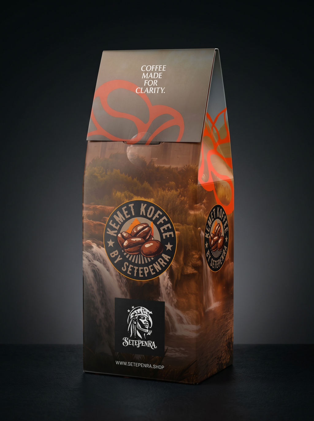 Kemet Koffee By Setepenra Ptah Valley Medium-Dark Roast Coffee Blend