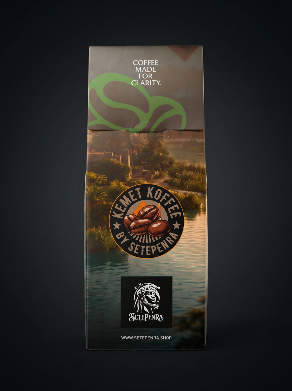 Kemet Koffee By Setepenra Medium Roast Decaf Coffee Blend