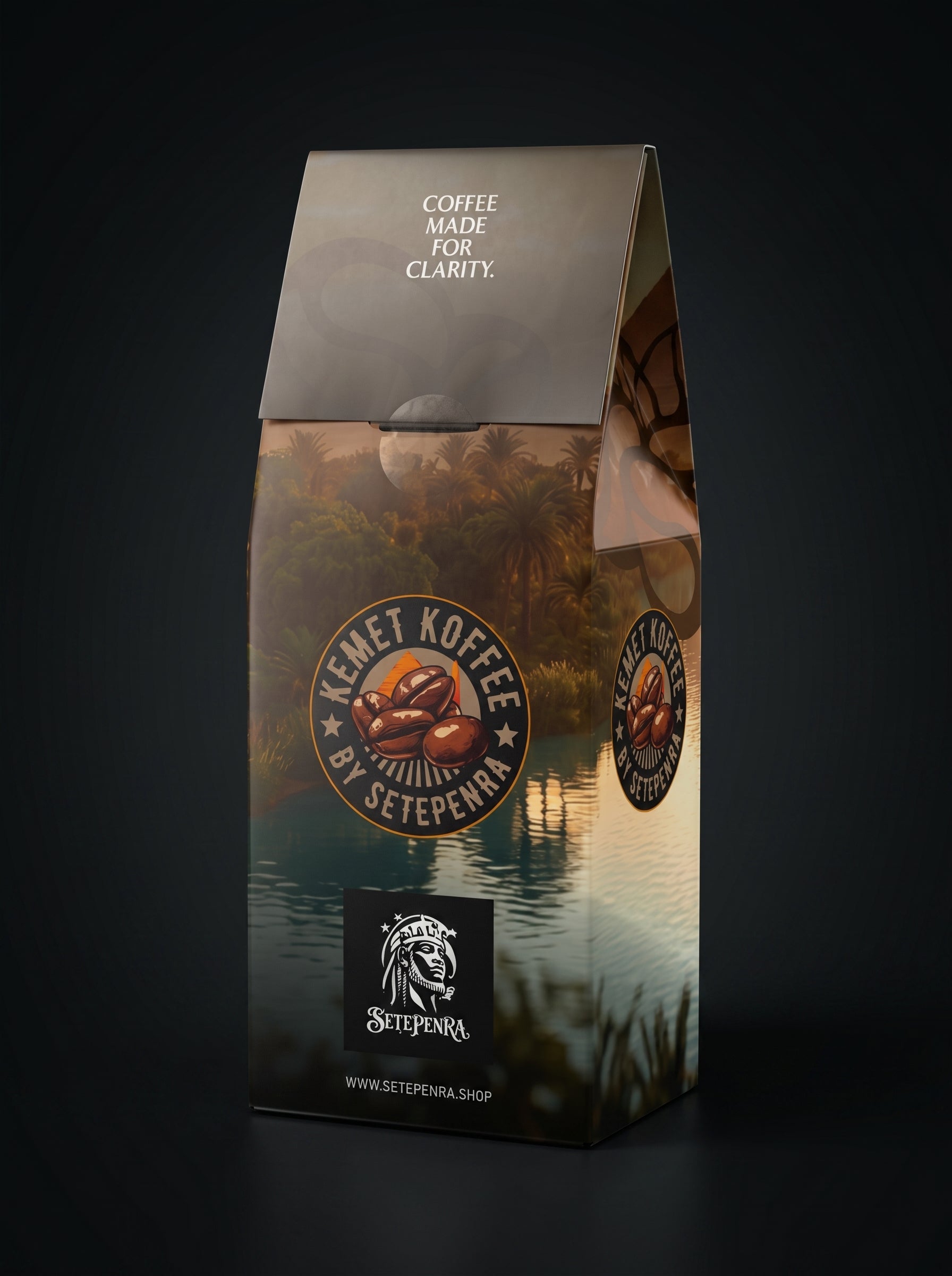 Kemet Koffee By Setepenra Dark French Roast Coffee Blend