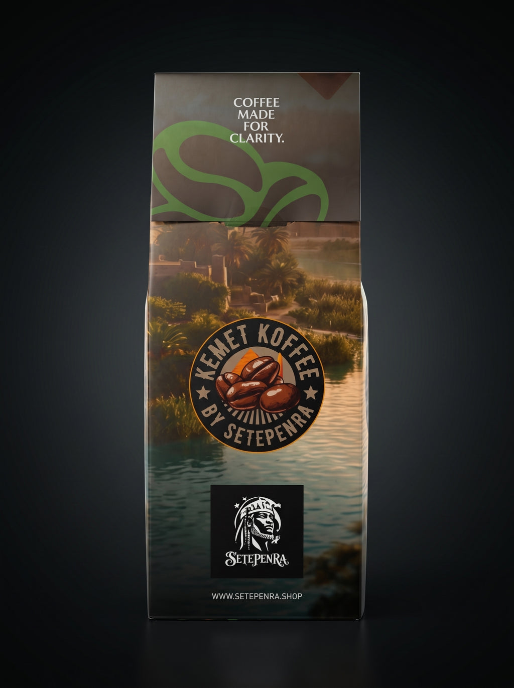 Kemet Koffee By Setepenra Medium Roast Decaf Coffee Blend