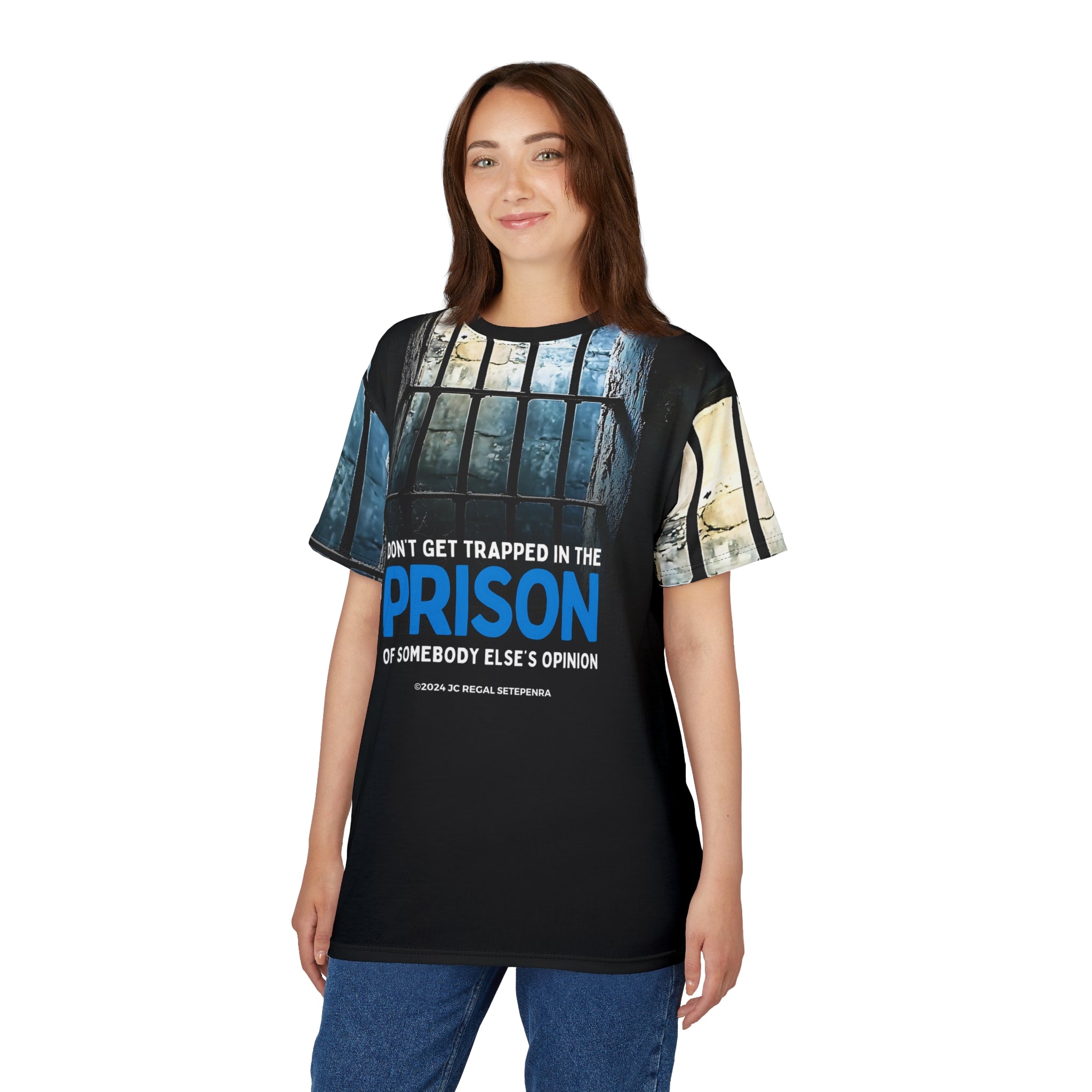 Prison Trap Unisex Cut & Sew Tee SETEPENRA All Over Prints.