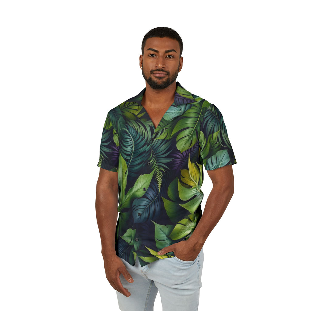 Royal Lush Men's Hawaiian Camp Shirt SETEPENRA All Over Prints.