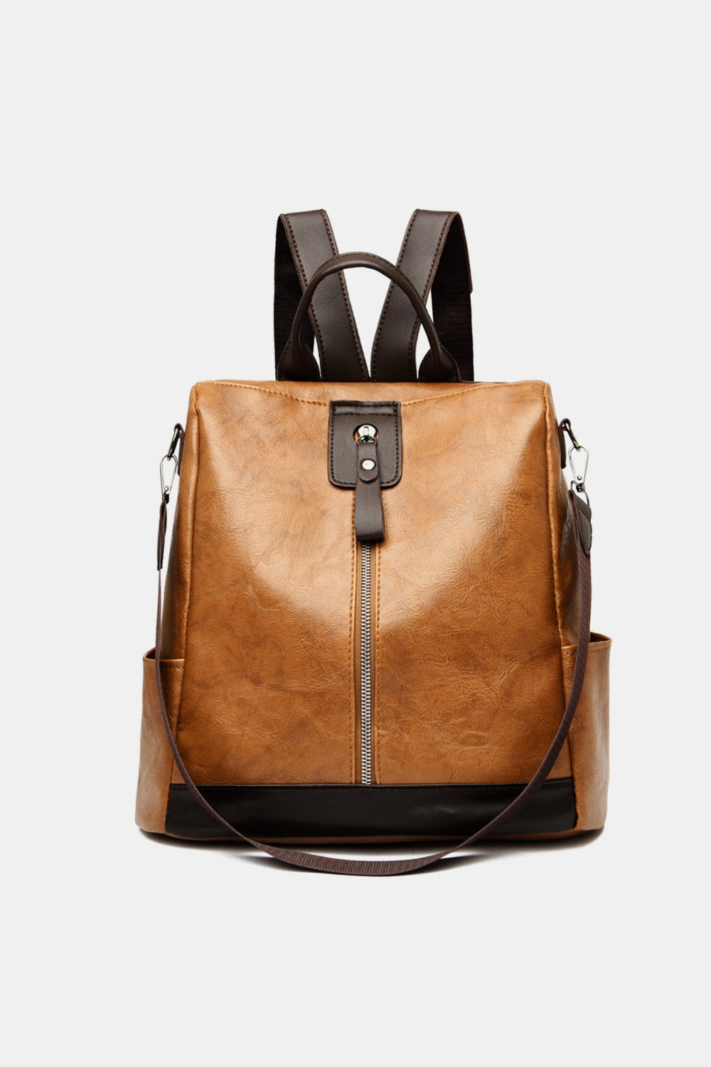 SETEPENRA_Large_Multi-Functional_PU_Leather_Backpack_Bag
