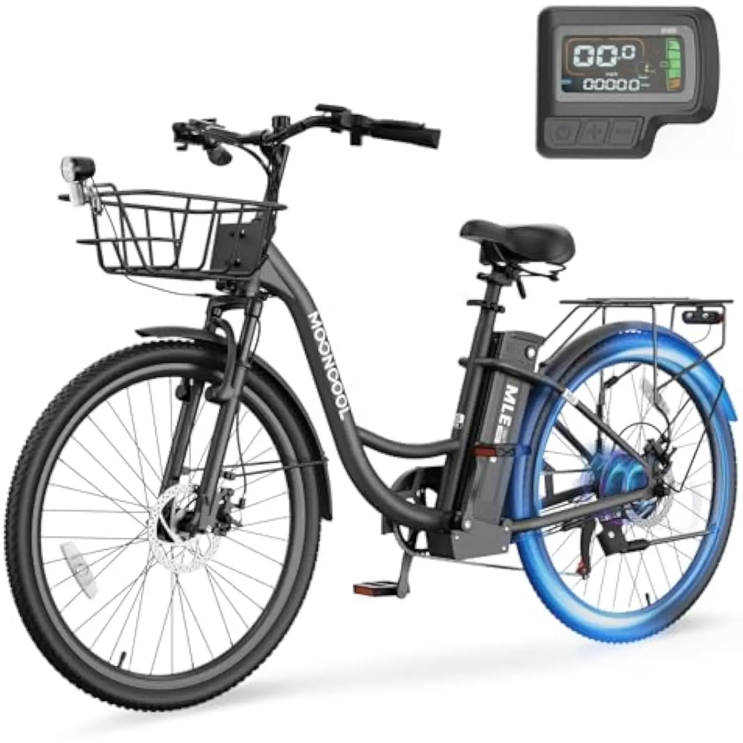 350W 36V 7 Speed 26 Inch City eBike For Women