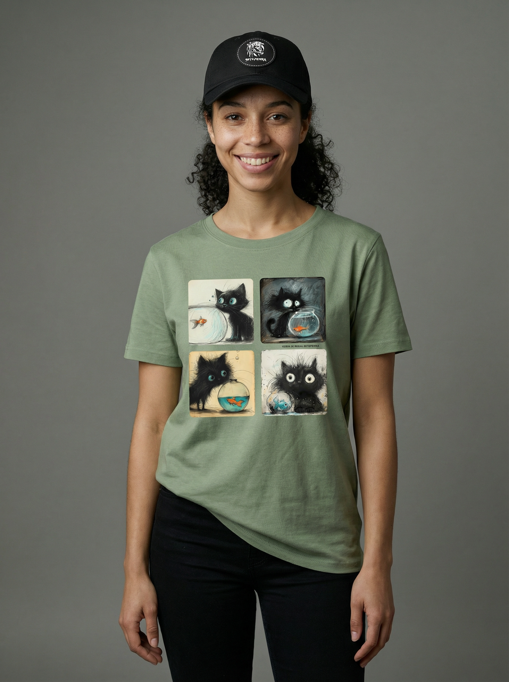 Fishy Kitty Unisex Ultra Cotton Tee