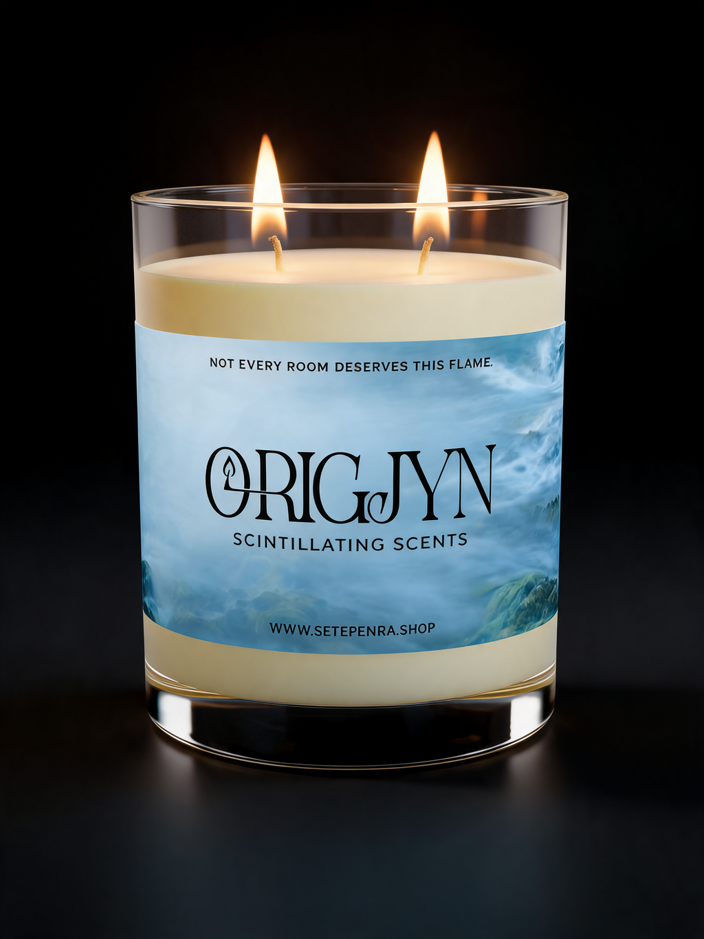 Origjyn Scintillating Scents 11oz Glass Scented Candle – Full Glass, Luxury Home Fragrance
