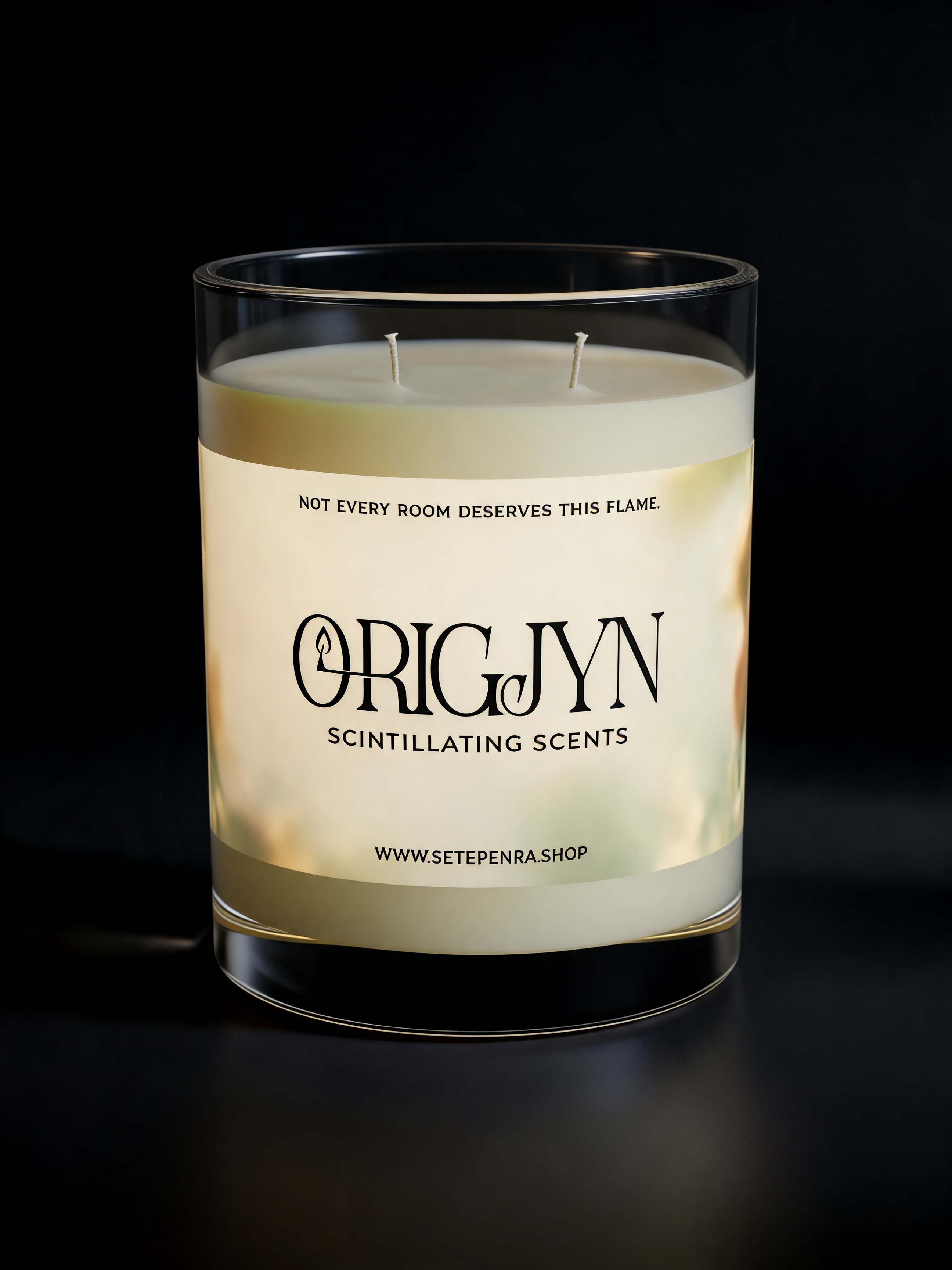 Origjyn Scintillating Scents 11oz Glass Scented Candle – Full Glass, Luxury Home Fragrance
