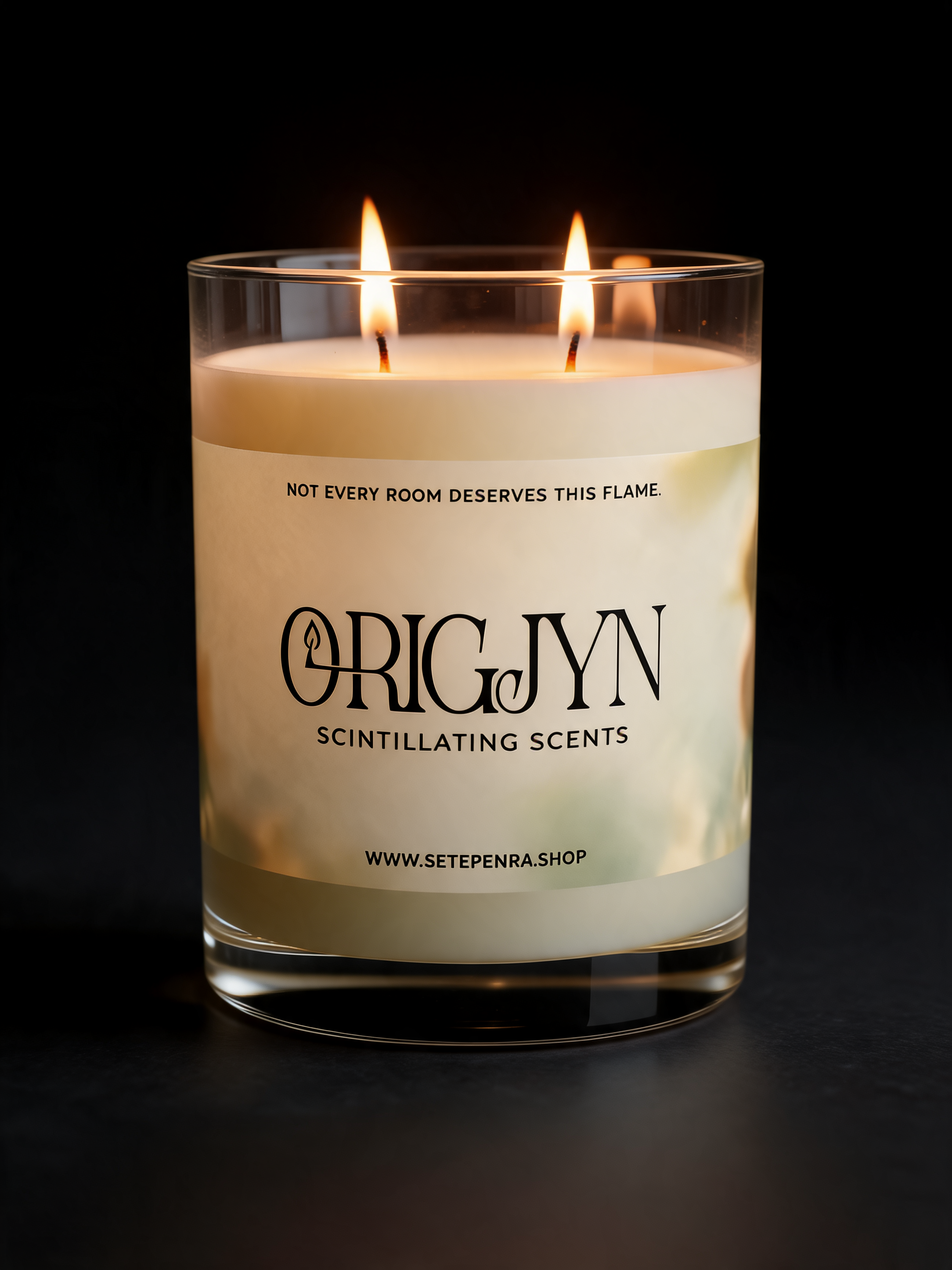 Origjyn Scintillating Scents 11oz Glass Scented Candle – Full Glass, Luxury Home Fragrance