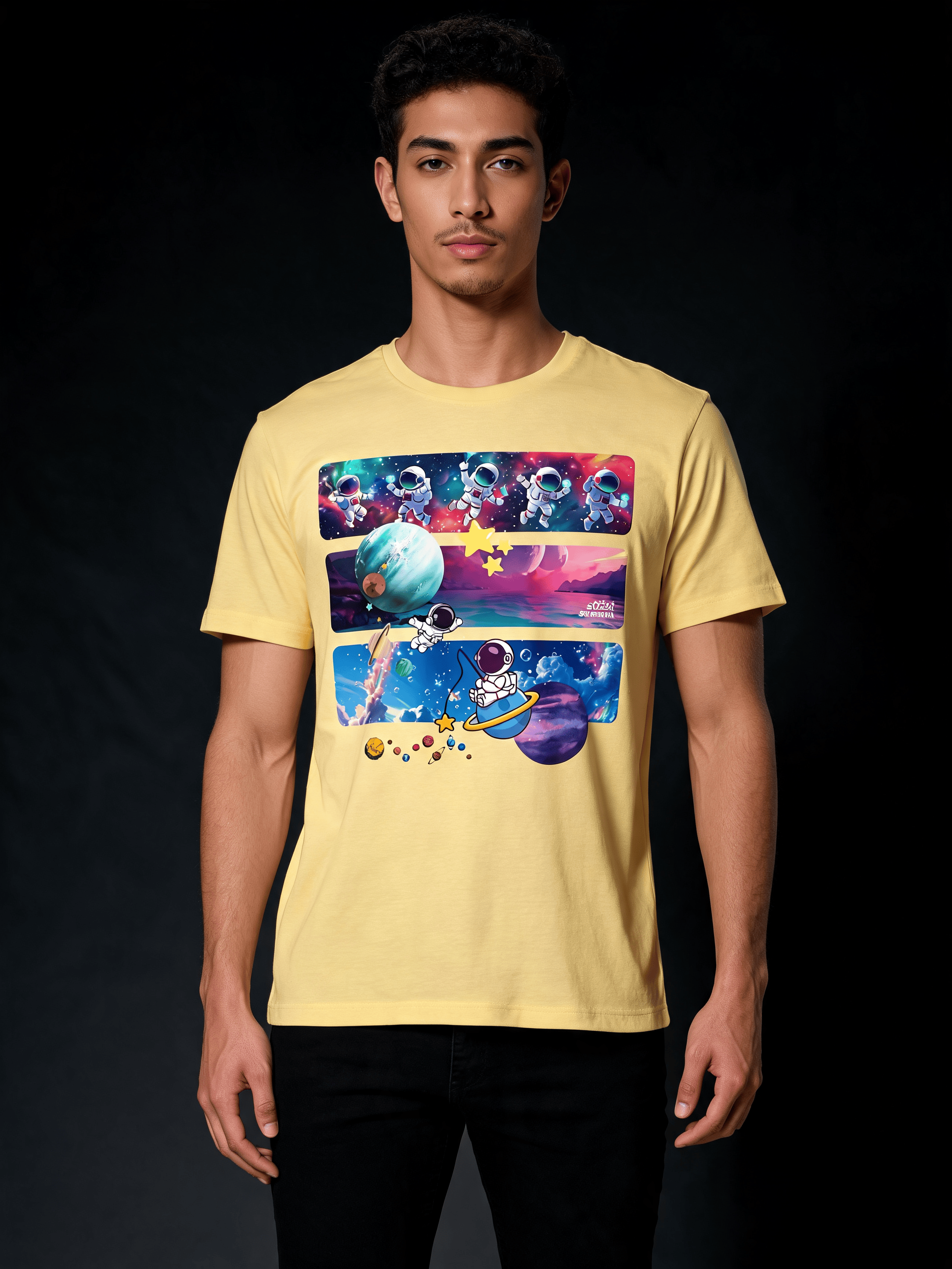 Astro Cosmo Unisex CVC Jersey T-shirt