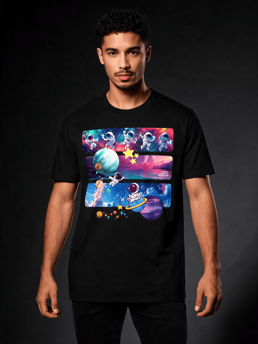 Astro Cosmo Unisex CVC Jersey T-shirt