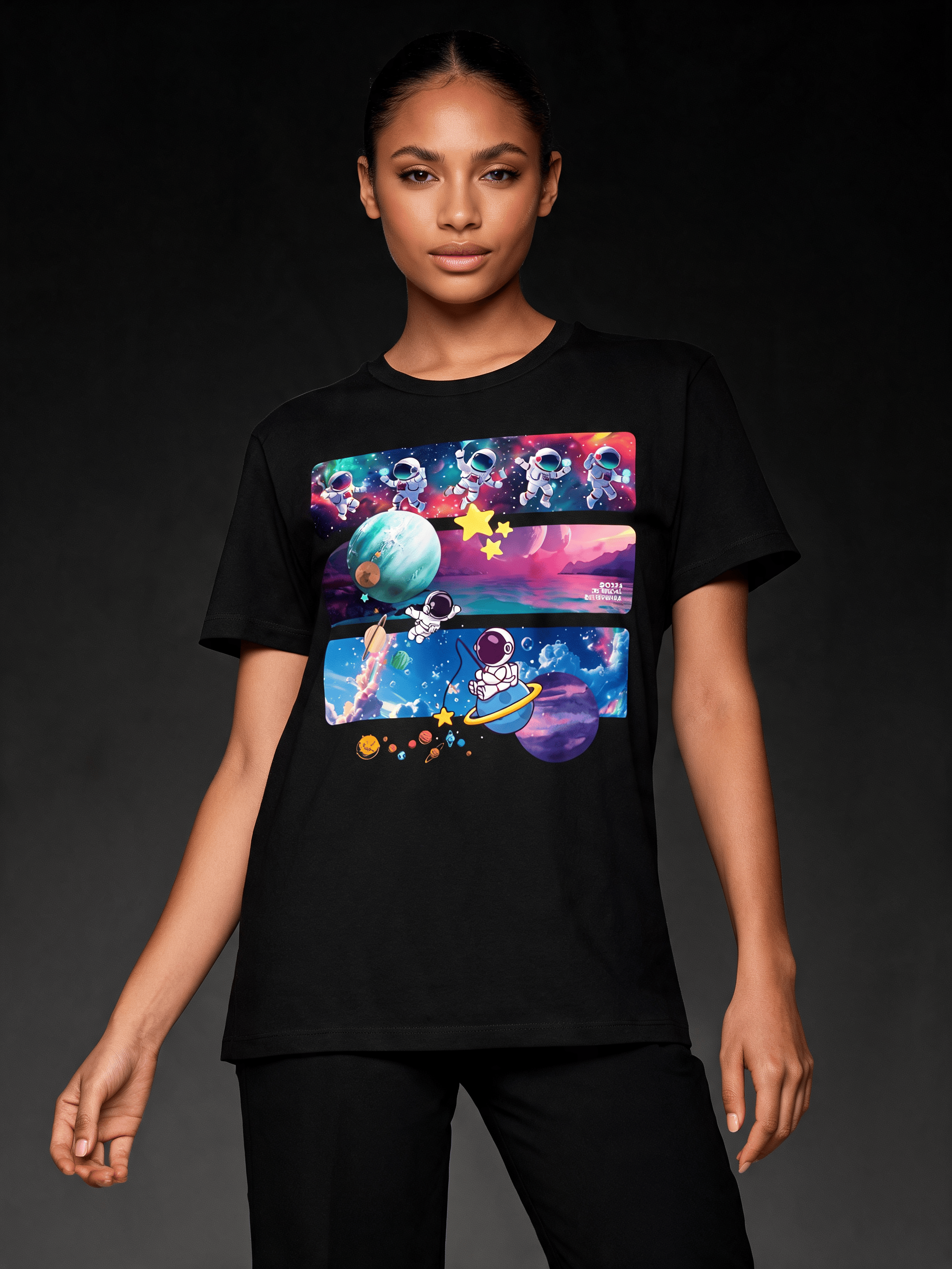 Astro Cosmo Unisex CVC Jersey T-shirt