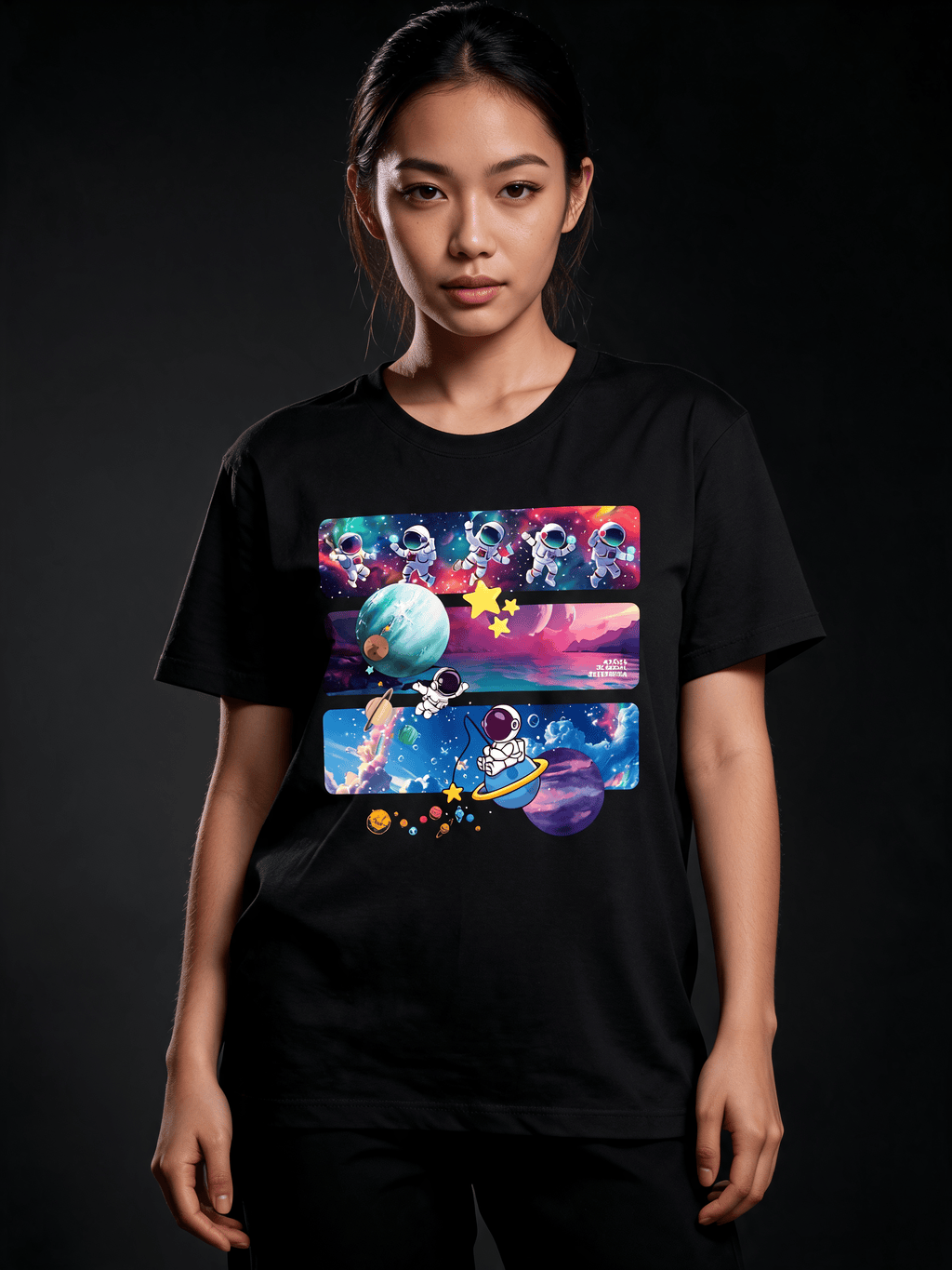 Astro Cosmo Unisex CVC Jersey T-shirt