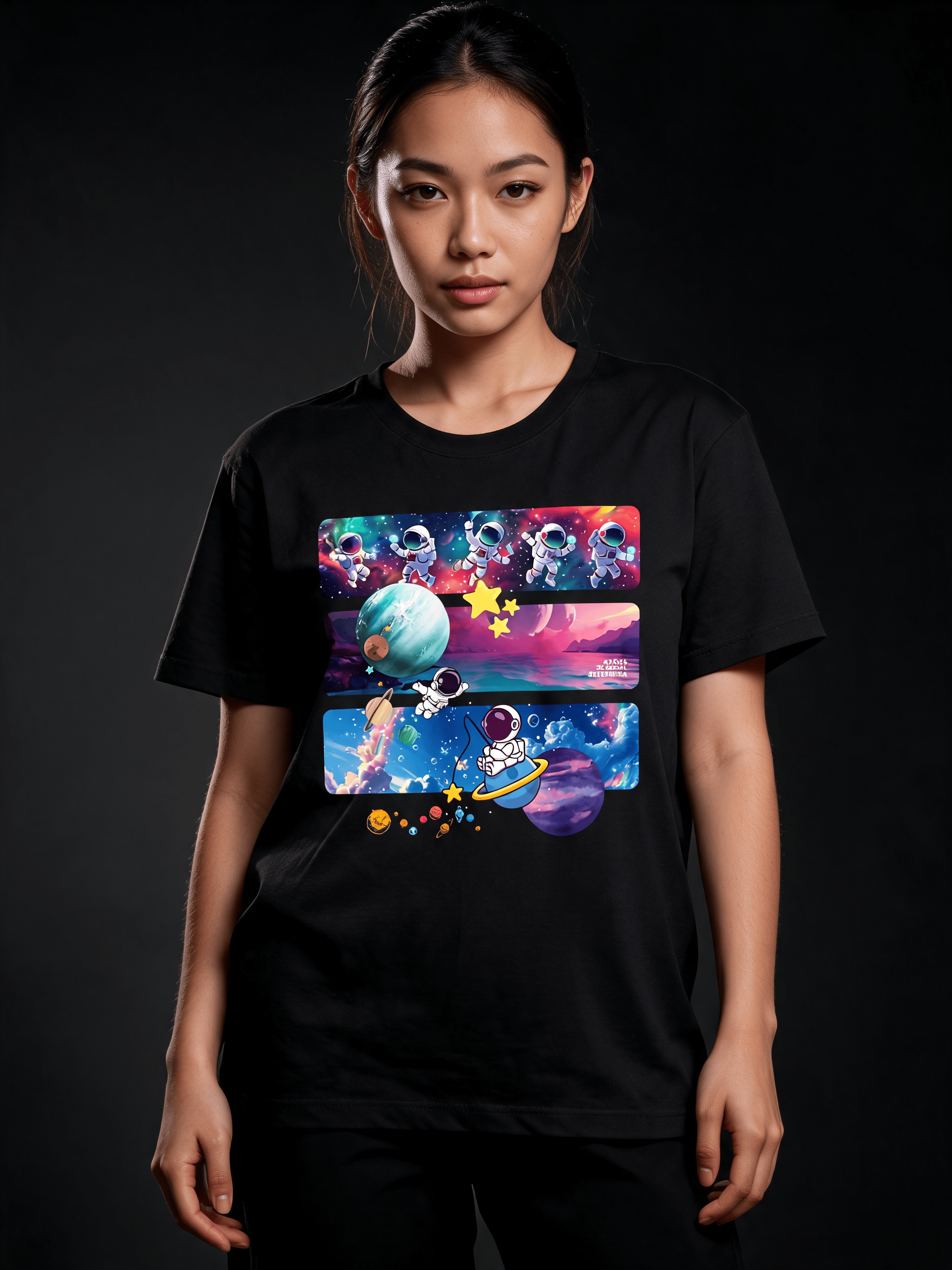 Astro Cosmo Unisex CVC Jersey T-shirt