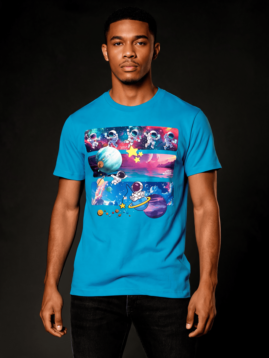 Astro Cosmo Unisex CVC Jersey T-shirt