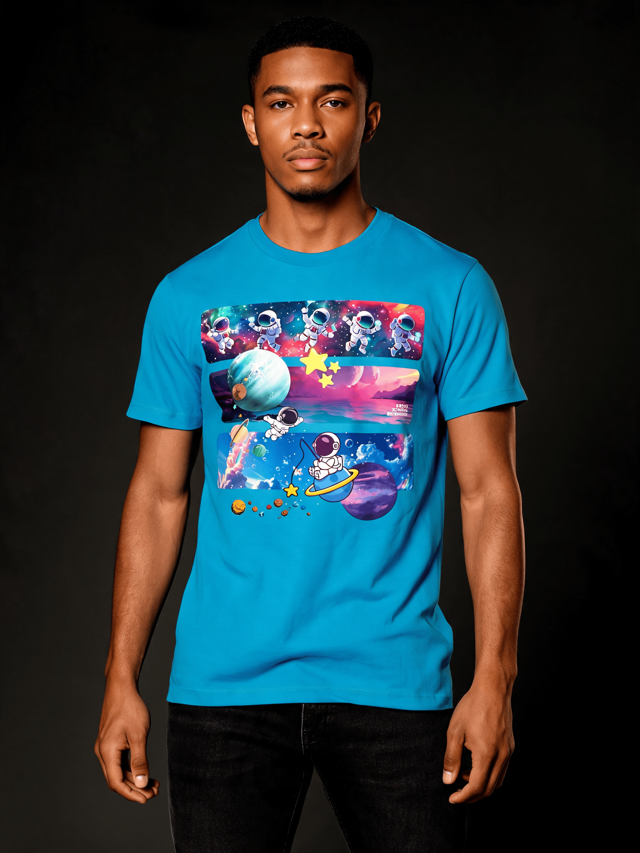 Astro Cosmo Unisex CVC Jersey T-shirt