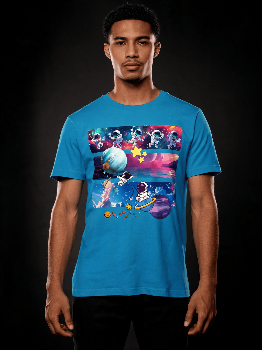 Astro Cosmo Unisex CVC Jersey T-shirt