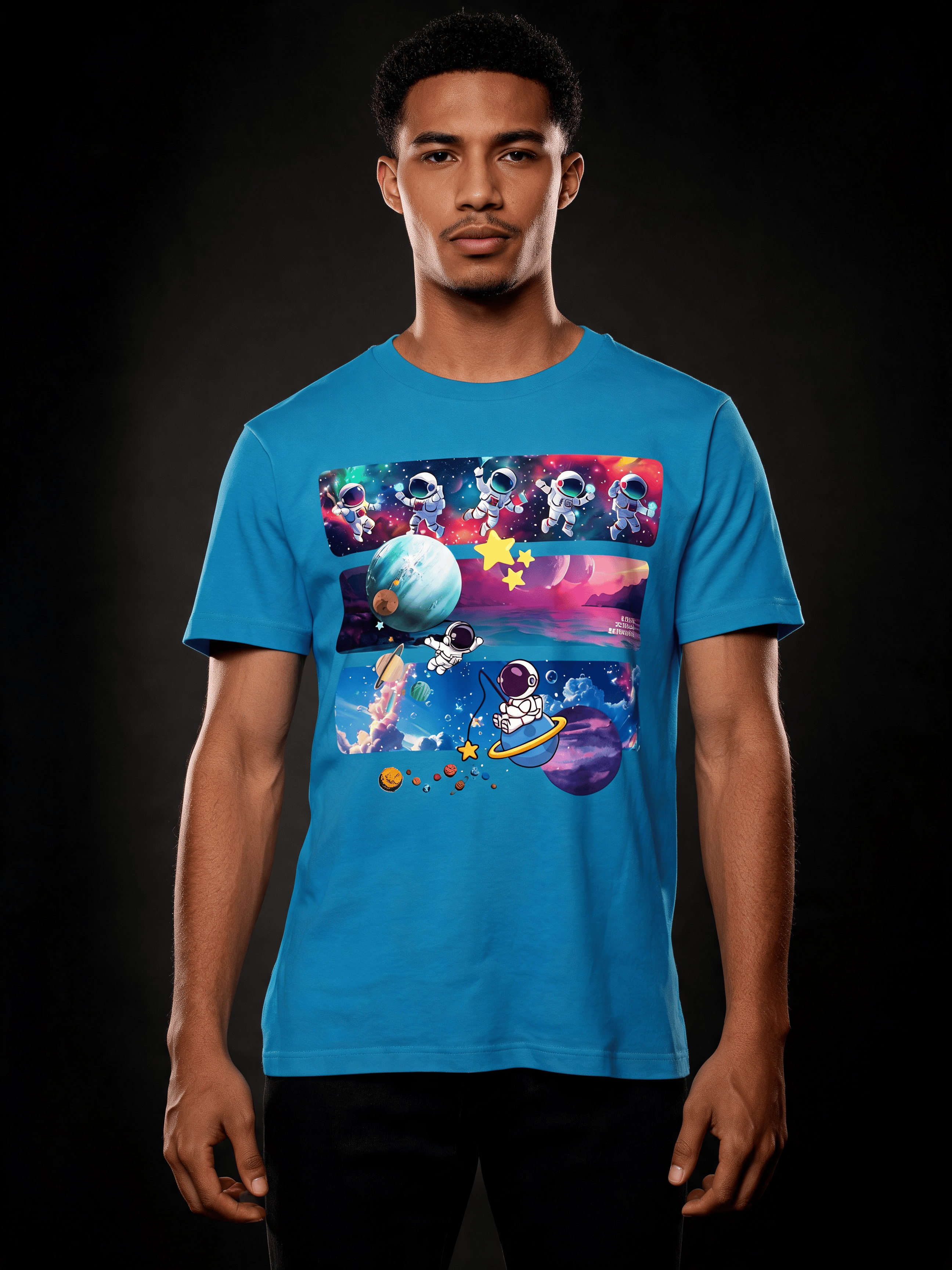 Astro Cosmo Unisex CVC Jersey T-shirt