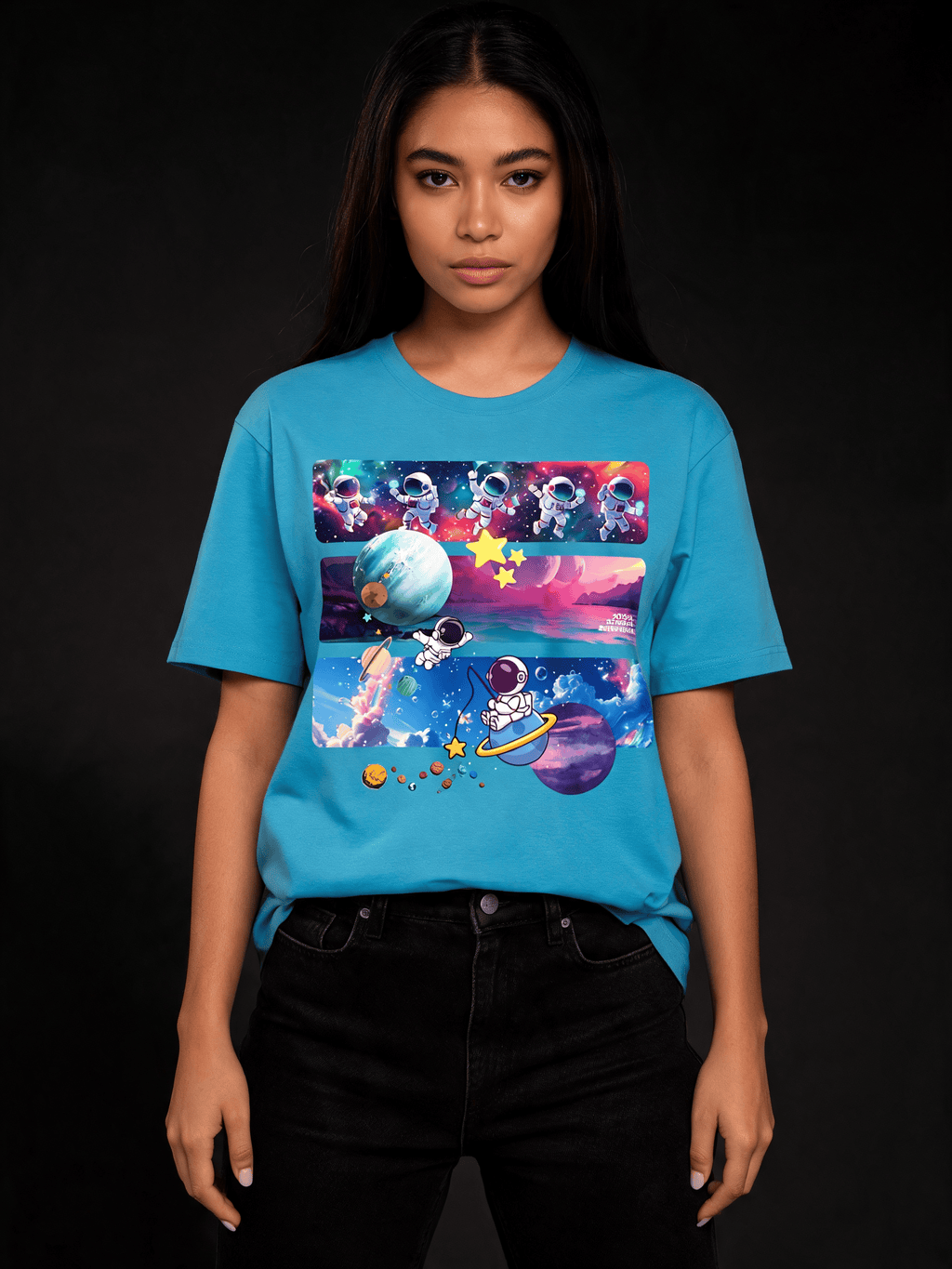 Astro Cosmo Unisex CVC Jersey T-shirt