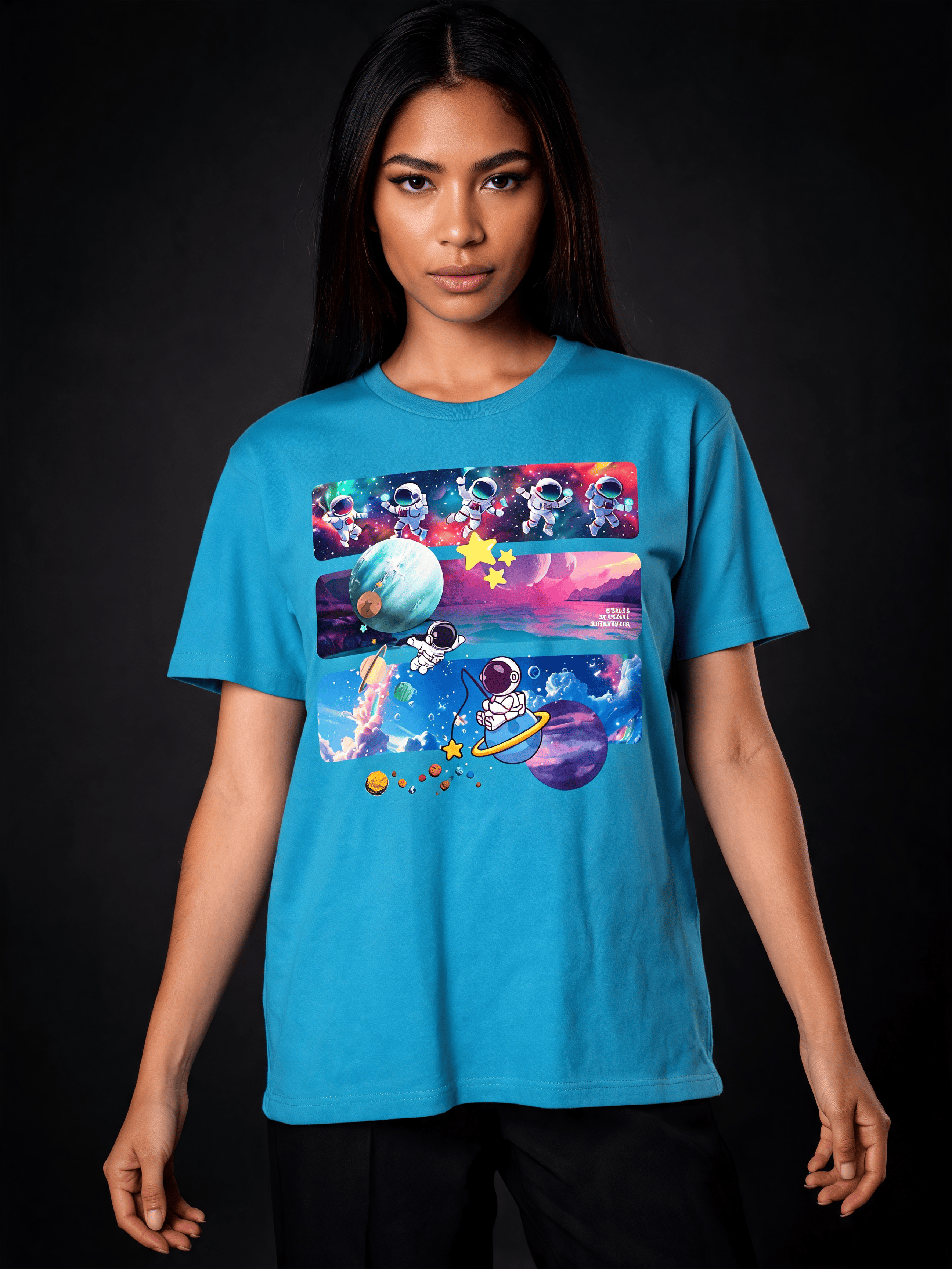 Astro Cosmo Unisex CVC Jersey T-shirt