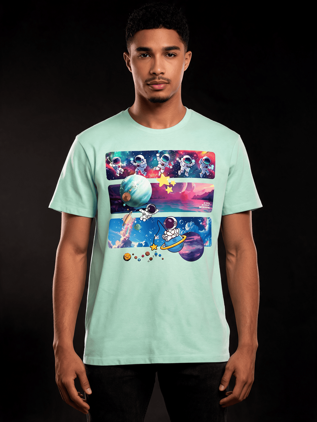 Astro Cosmo Unisex CVC Jersey T-shirt