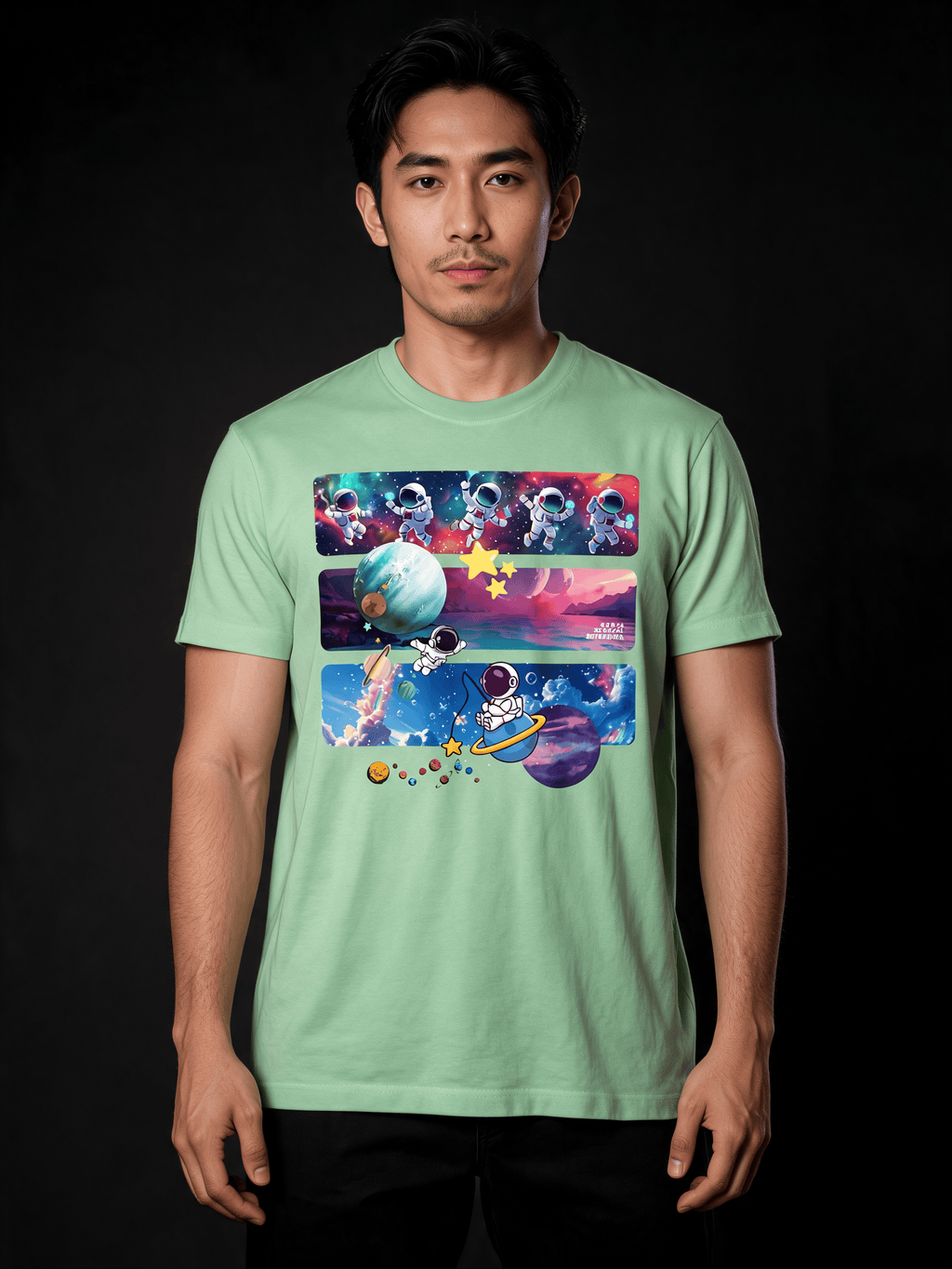 Astro Cosmo Unisex CVC Jersey T-shirt