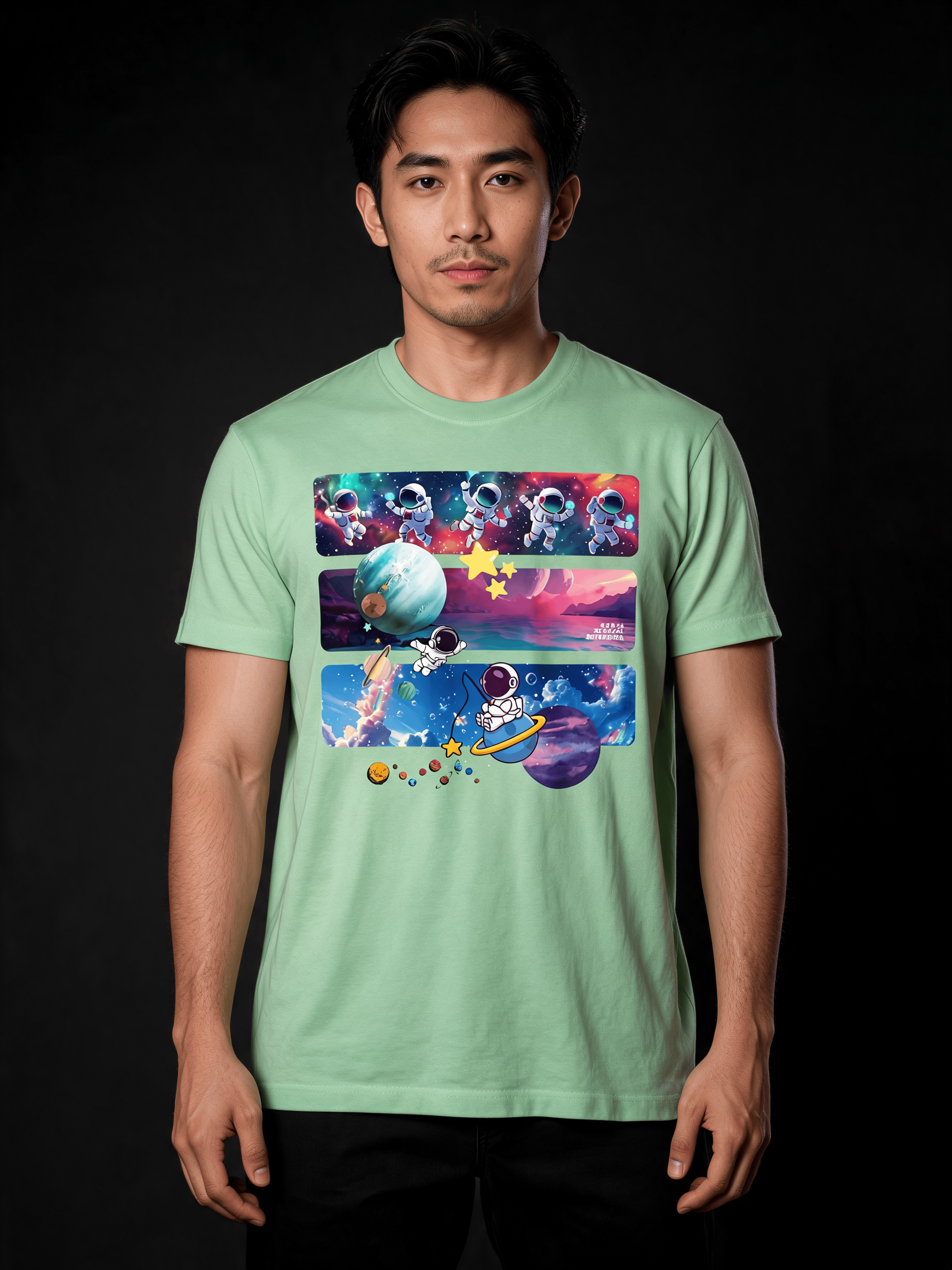 Astro Cosmo Unisex CVC Jersey T-shirt