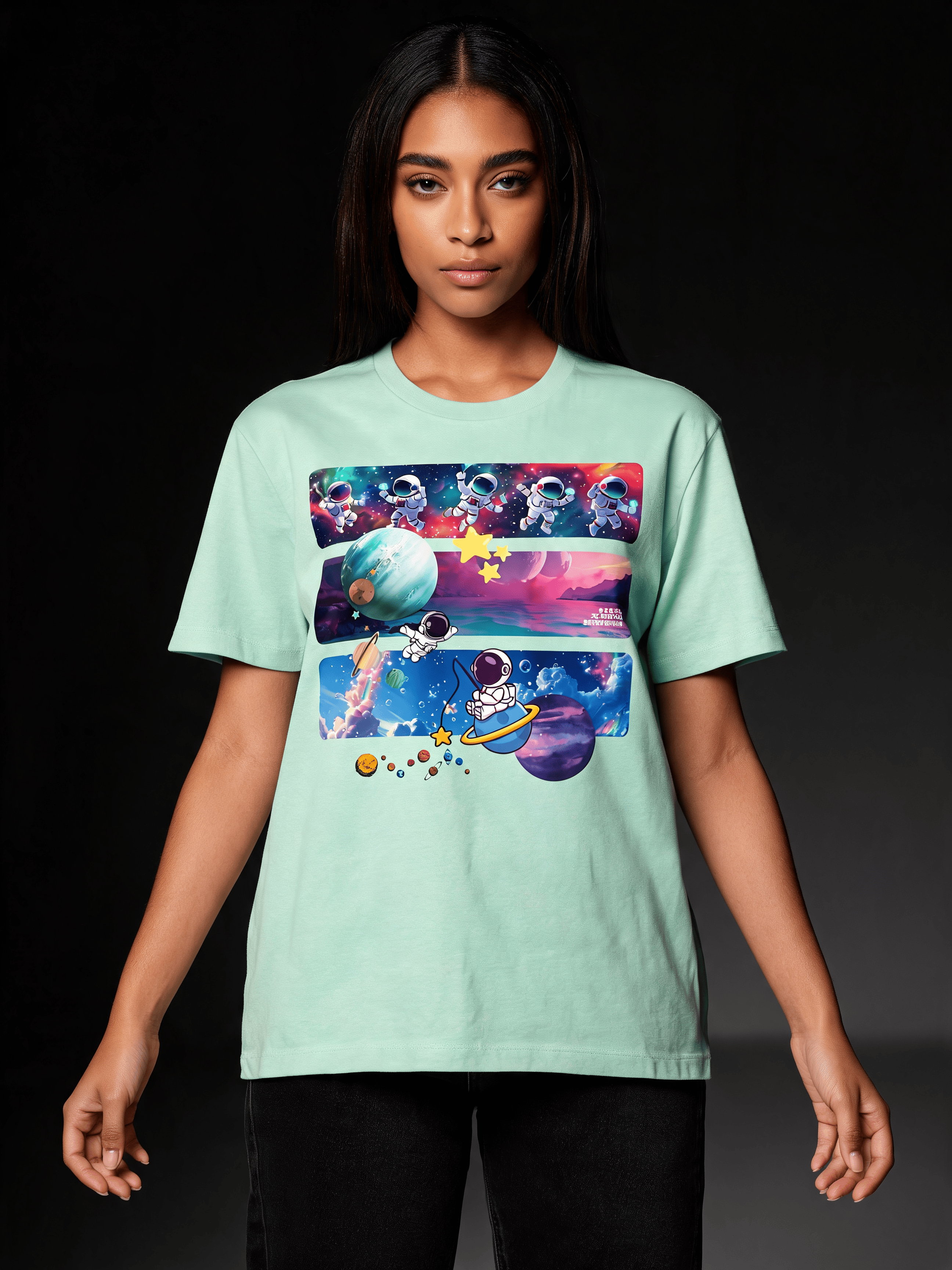 Astro Cosmo Unisex CVC Jersey T-shirt