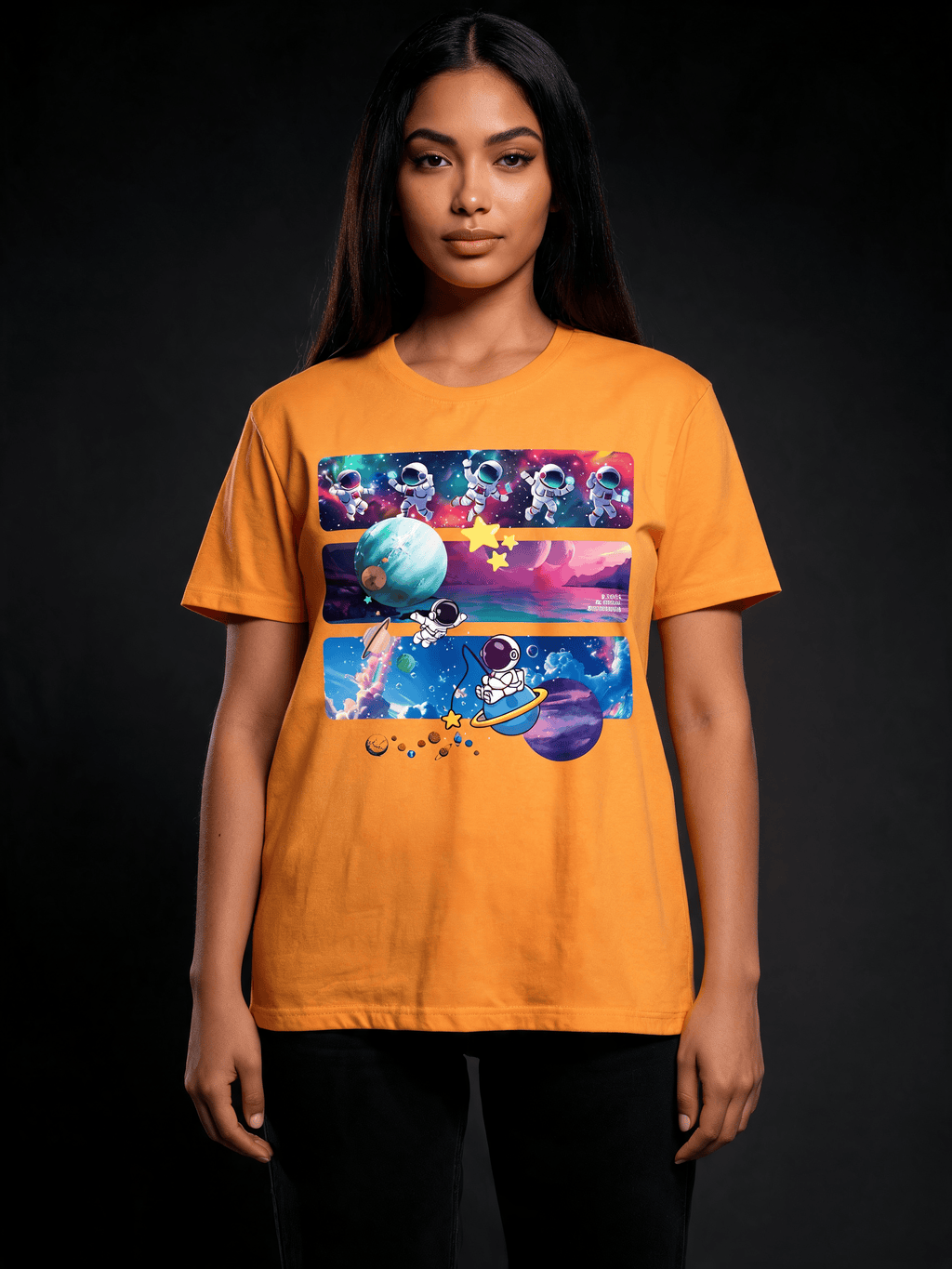 Astro Cosmo Unisex CVC Jersey T-shirt