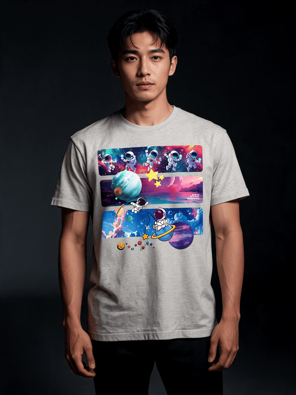 Astro Cosmo Unisex CVC Jersey T-shirt