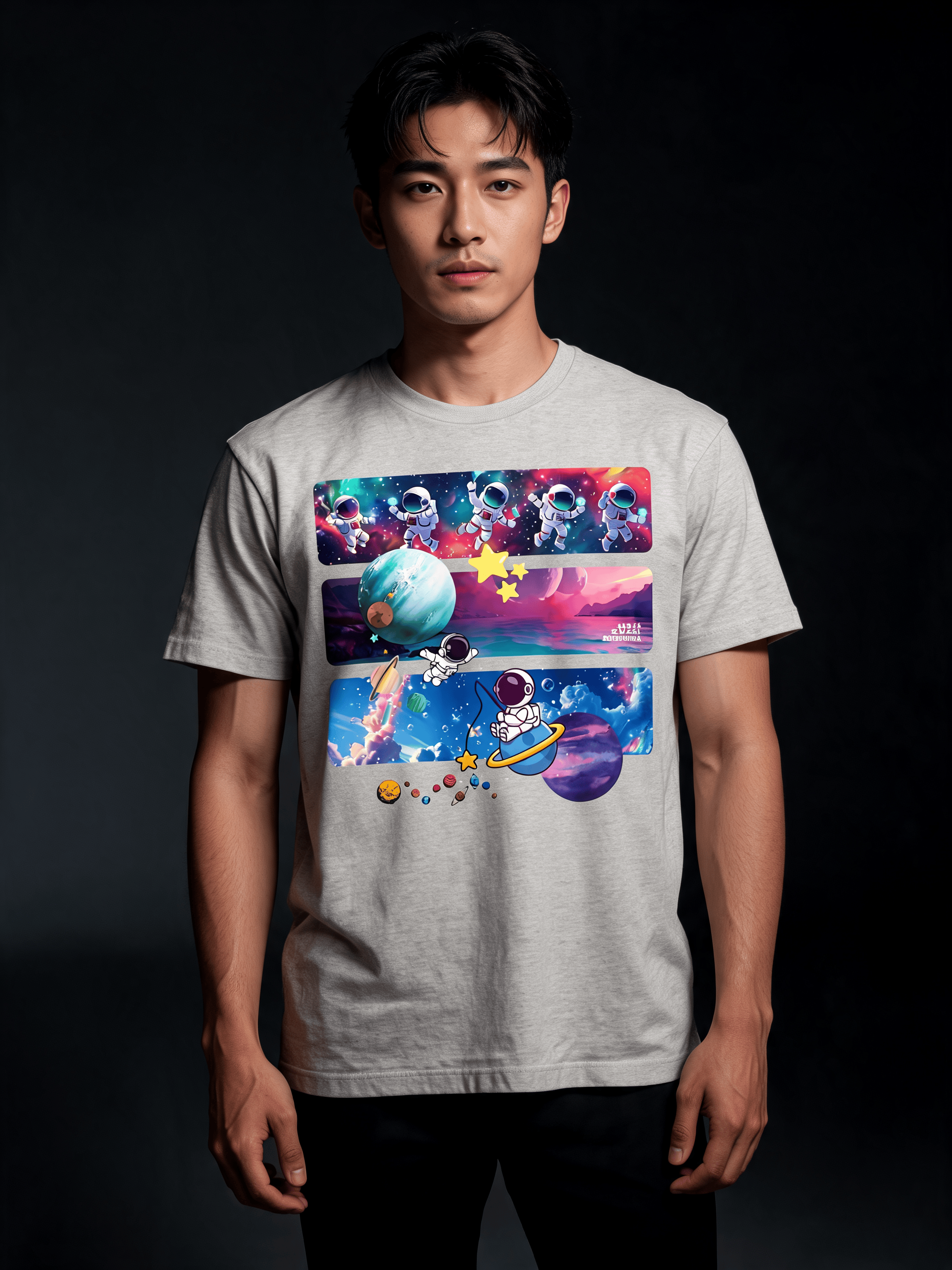 Astro Cosmo Unisex CVC Jersey T-shirt