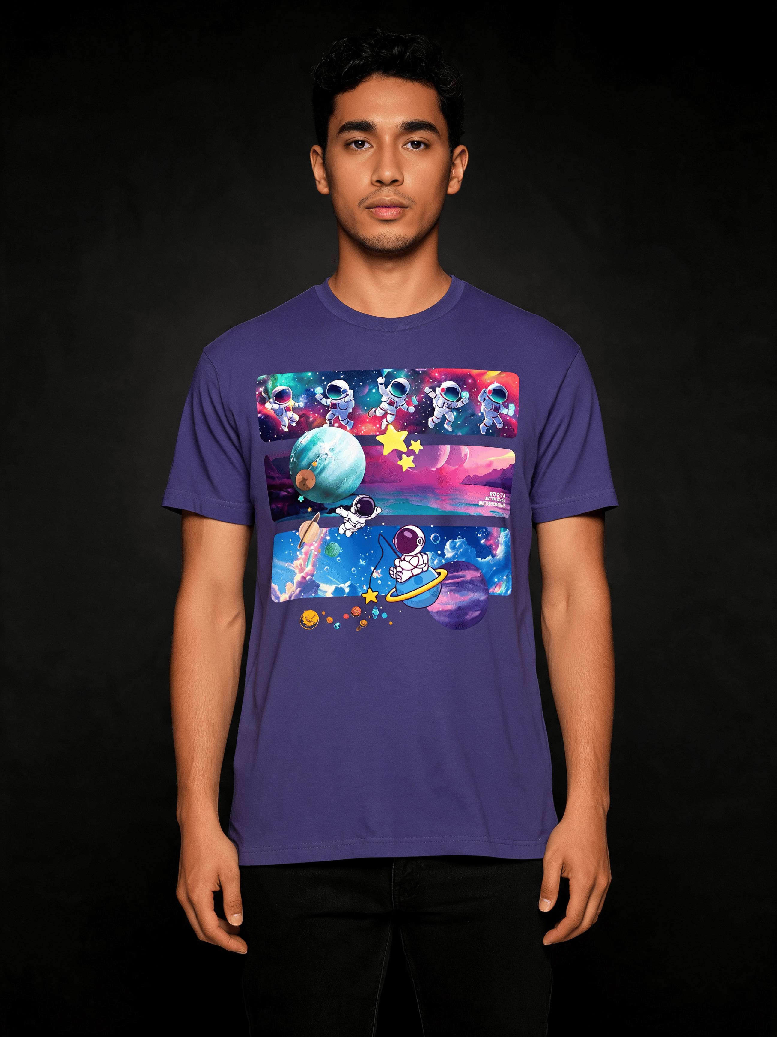 Astro Cosmo Unisex CVC Jersey T-shirt