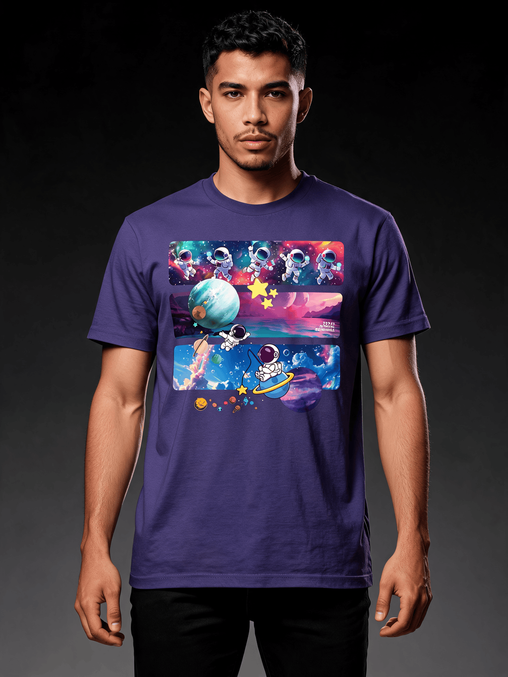 Astro Cosmo Unisex CVC Jersey T-shirt