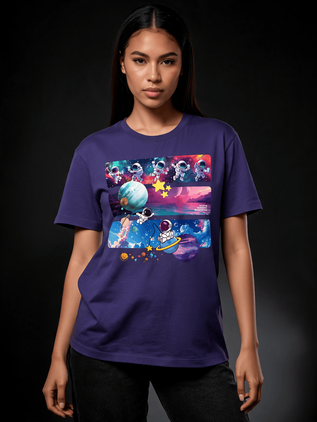 Astro Cosmo Unisex CVC Jersey T-shirt